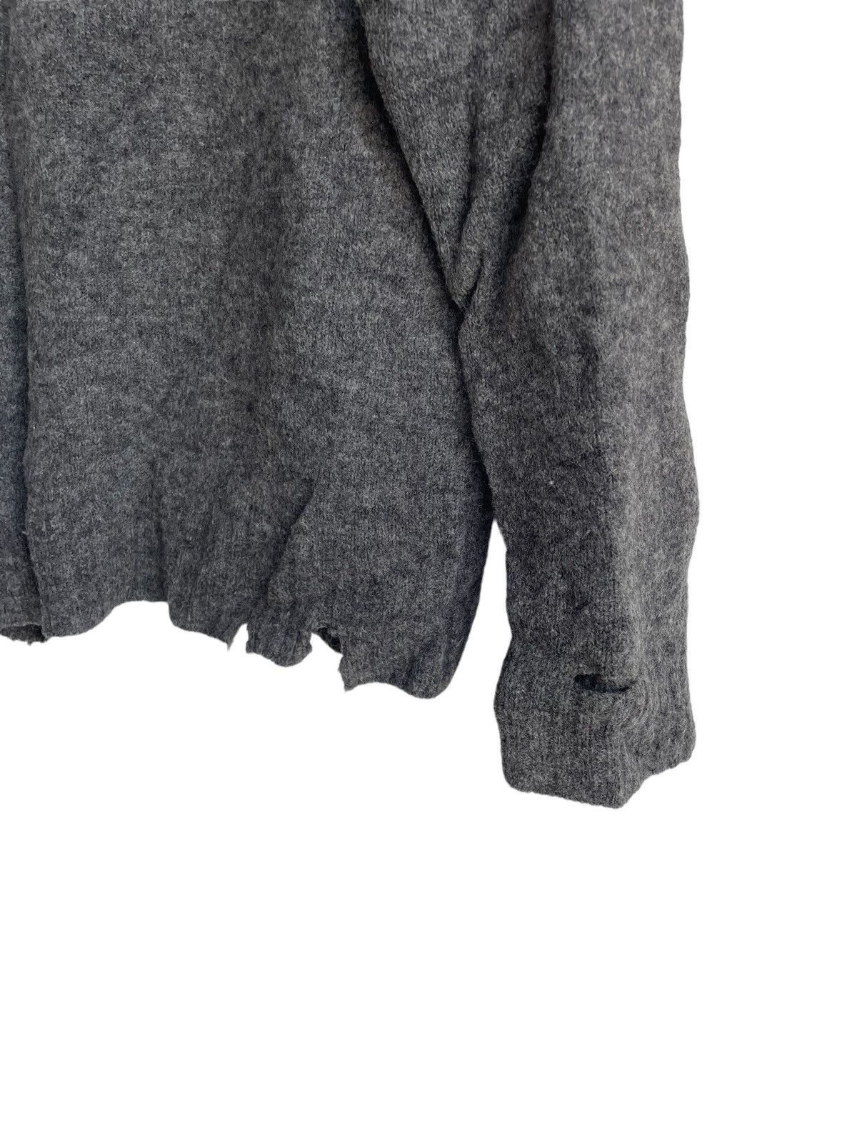 Hysteric Glamour × Le Grande Bleu (L.G.B.) Old Hysteric Heavy "Underground" Distressed Wool Knitwear Size US M / EU 48-50 / 2 - 8 Thumbnail