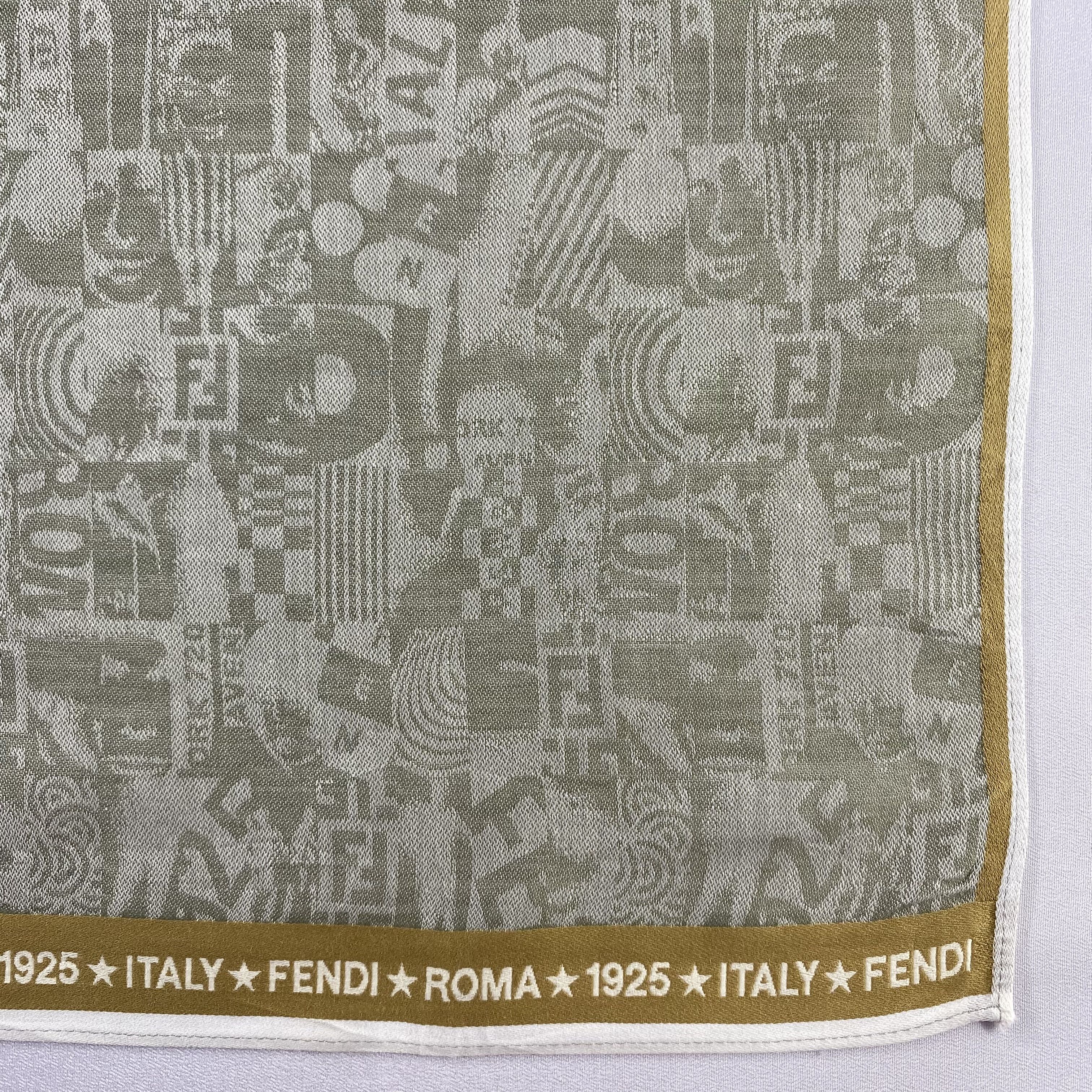 Vintage Fendi Handkerchief / Neckerchief / Bandana-P1618 Size ONE SIZE - 3 Thumbnail