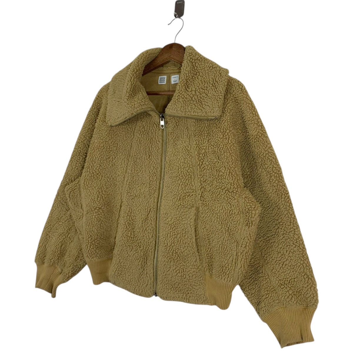 Japanese Brand × Undercover × Uniqlo VINTAGE UNIQLO UU SHERPA BOMBER JACKET Size US L / EU 52-54 / 3 - 2 Thumbnail