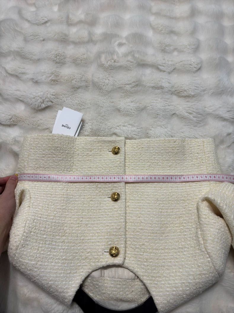 Celine CELINE size 40 Tweed Arc de Triomphe hunting jacket coat Size L / US 10 / IT 46 - 8 Thumbnail