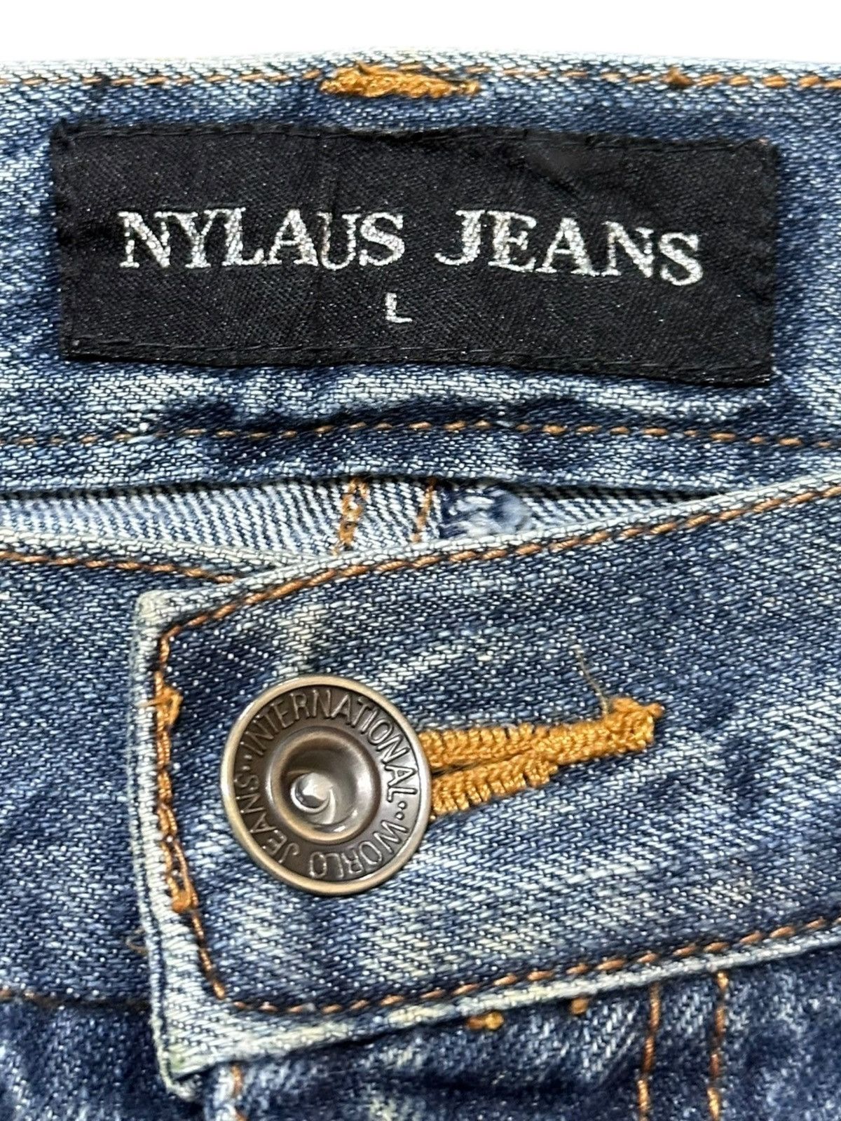 Hysteric Glamour Vintage Nylaus Clothing Double Waist Grunge Honeycomb Denim Size US 32 / EU 48 - 8 Thumbnail