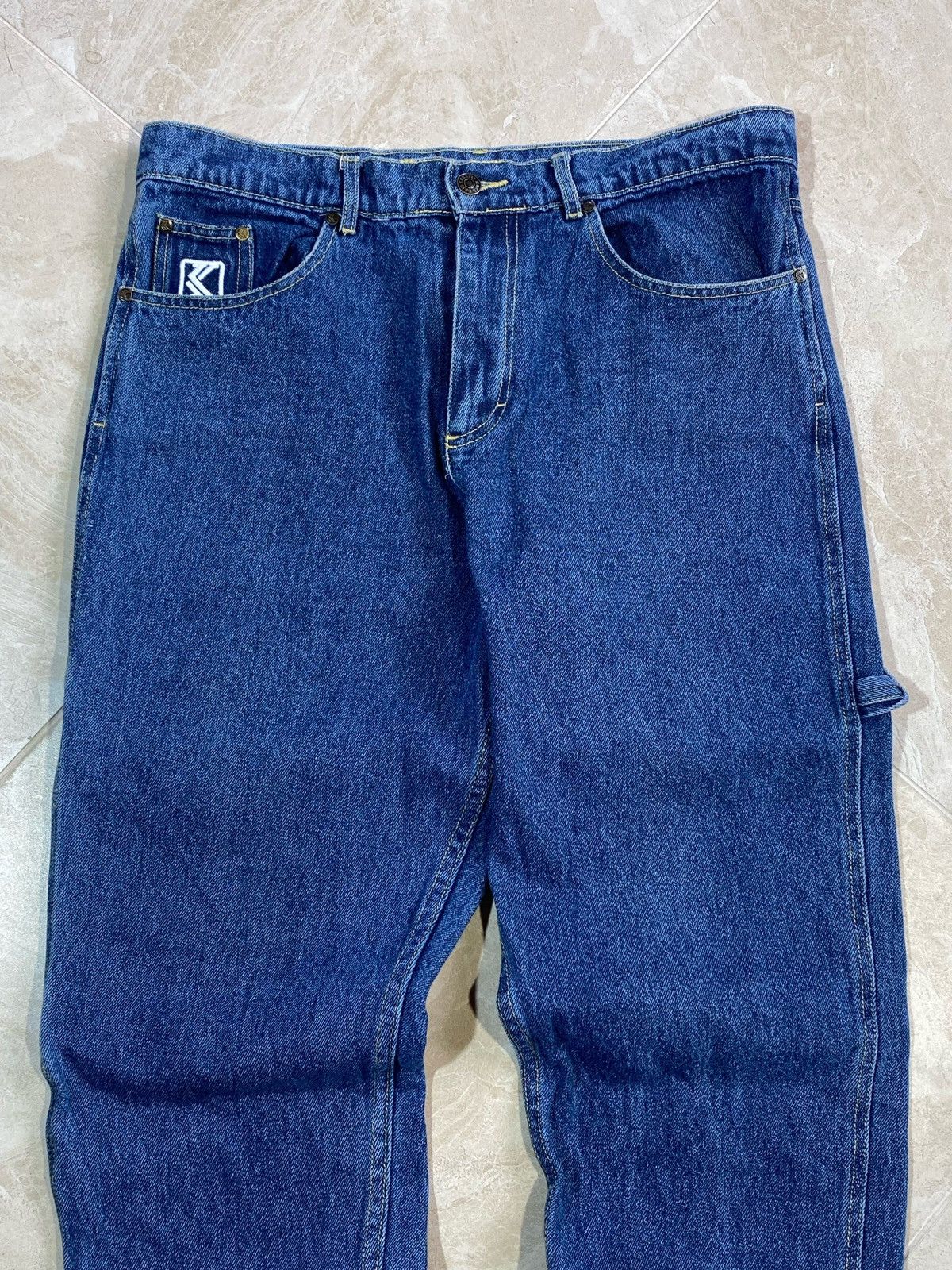 Karl Kani Kani Women's Denim Jeans Workwear Pants Size L Size 32" / US 10 / IT 46 - 8 Thumbnail