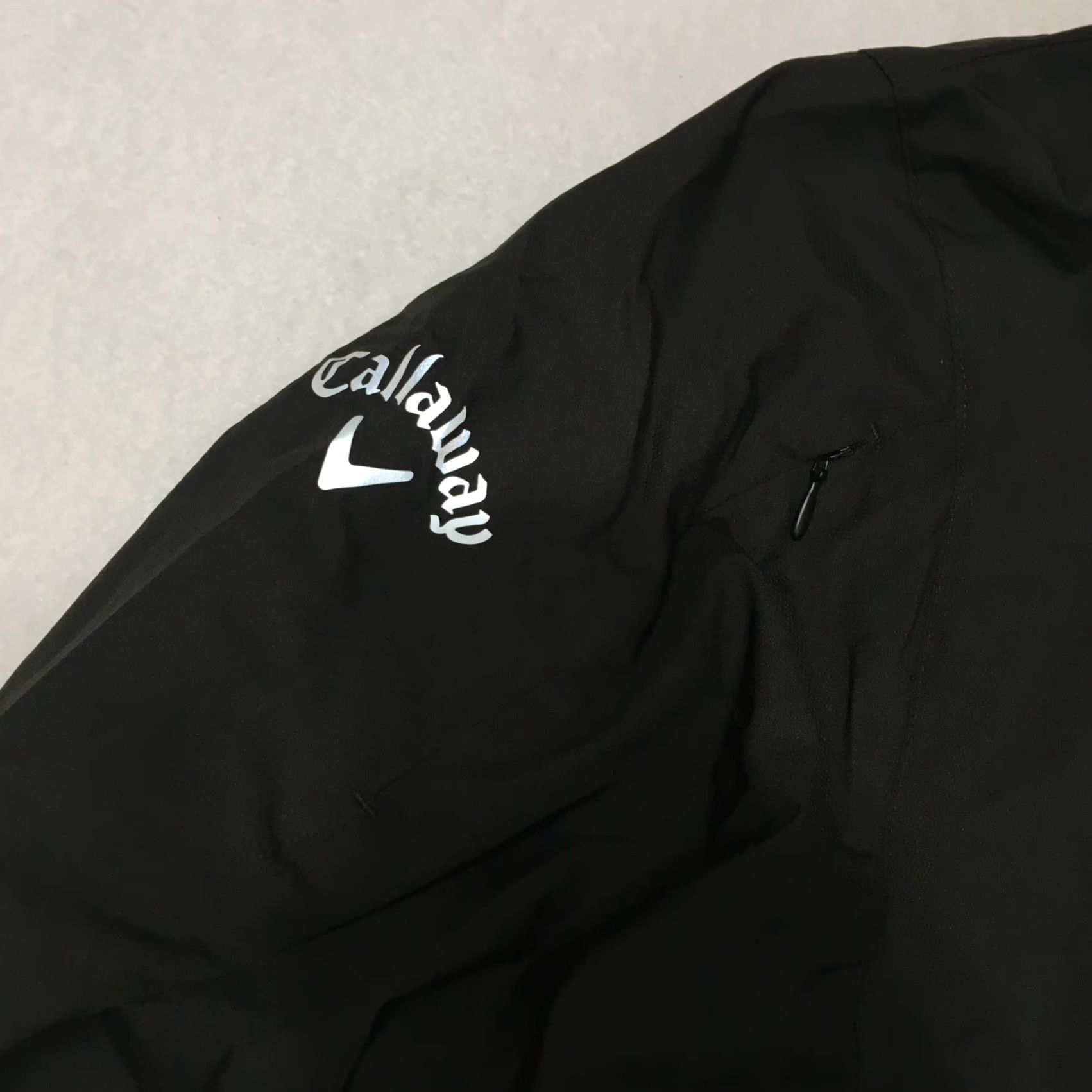 Callaway Callaway Golf Jacket Mens L Black Full Zip Windbreaker DE L TECHNOLOGIES Size US L / EU 52-54 / 3 - 4 Thumbnail