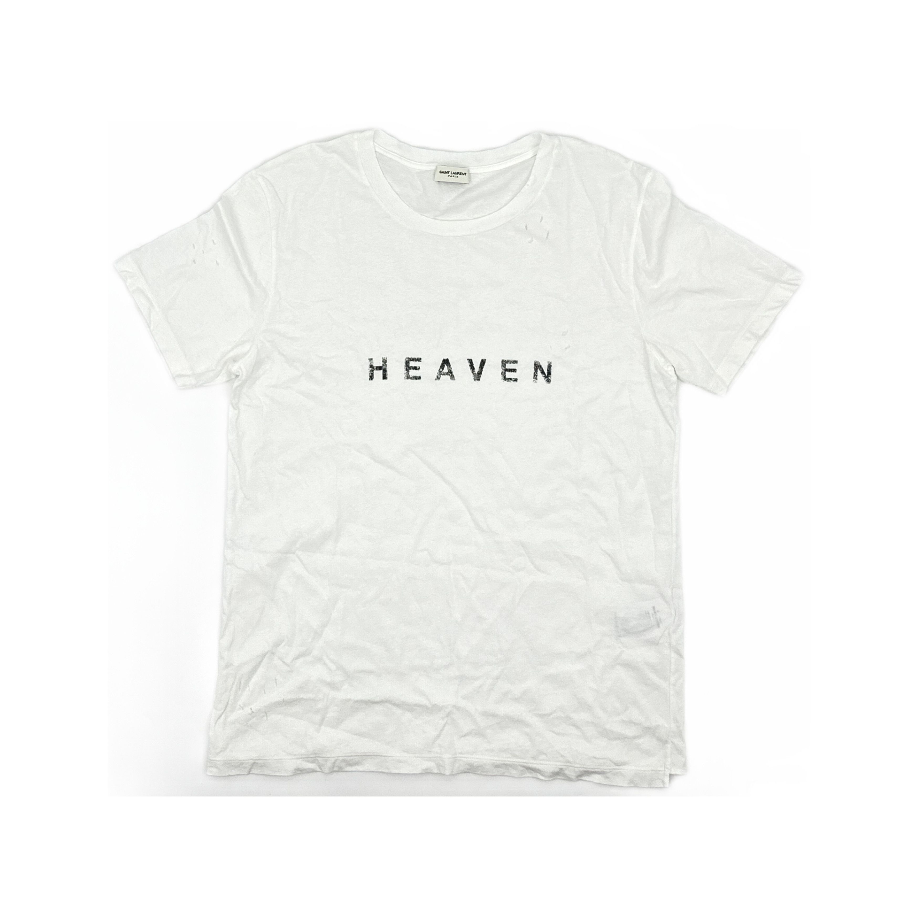 Saint Laurent Paris Saint Laurent Heaven Print T-Shirt Size M Size US M / EU 48-50 / 2 - 1 Thumbnail