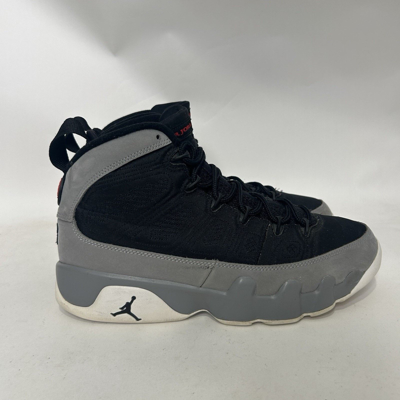 Jordan Brand Nike Air Jordan 9 Retro “Particle Grey/Black/Red” CT8019-060 Size US 9 / EU 42 - 4 Thumbnail