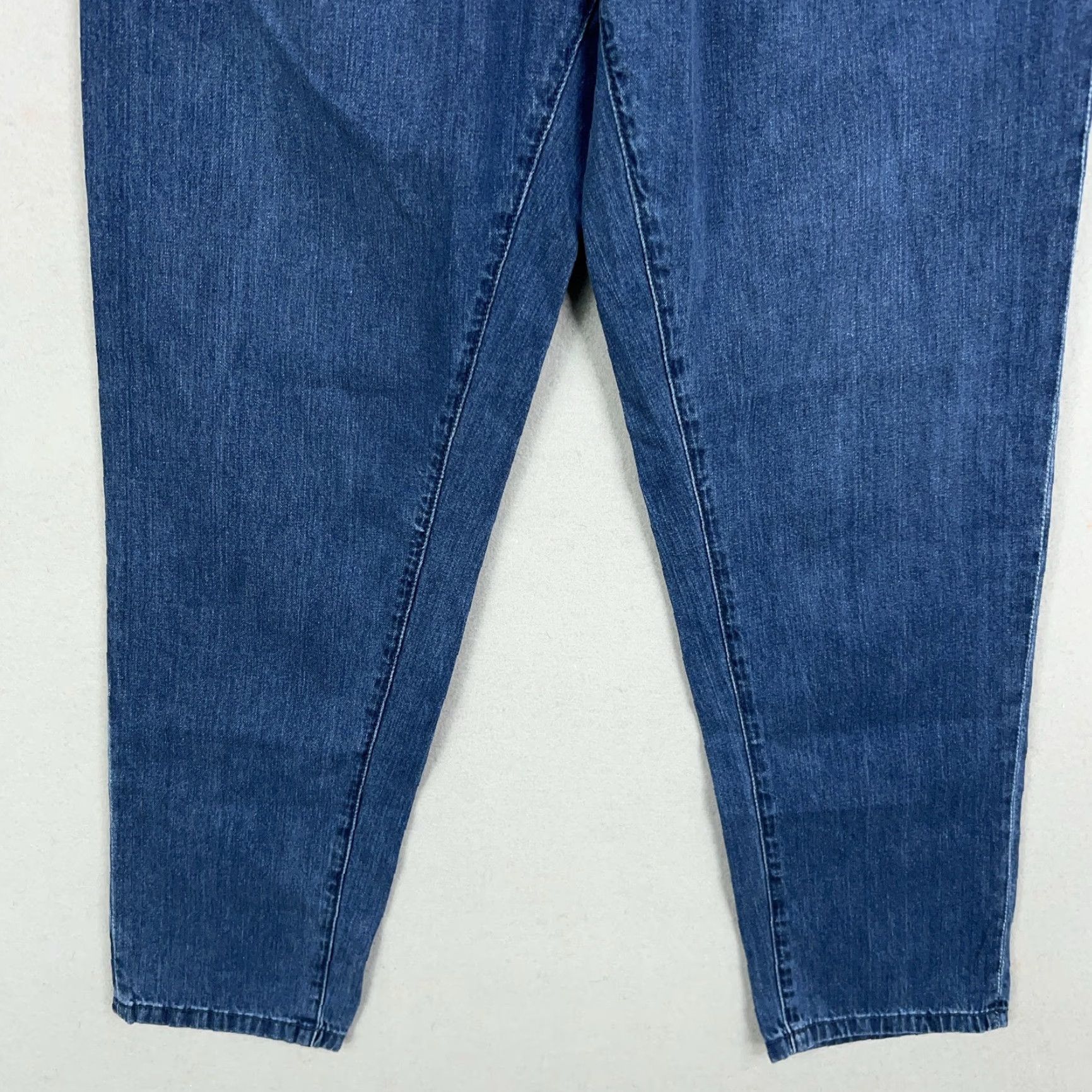 Vintage BLANKNYC Jeans Womens 26 Blue High Rise Denim Pleated Tapered Balloon Bo Legged Size 26" / US 2 / IT 38 - 3 Thumbnail