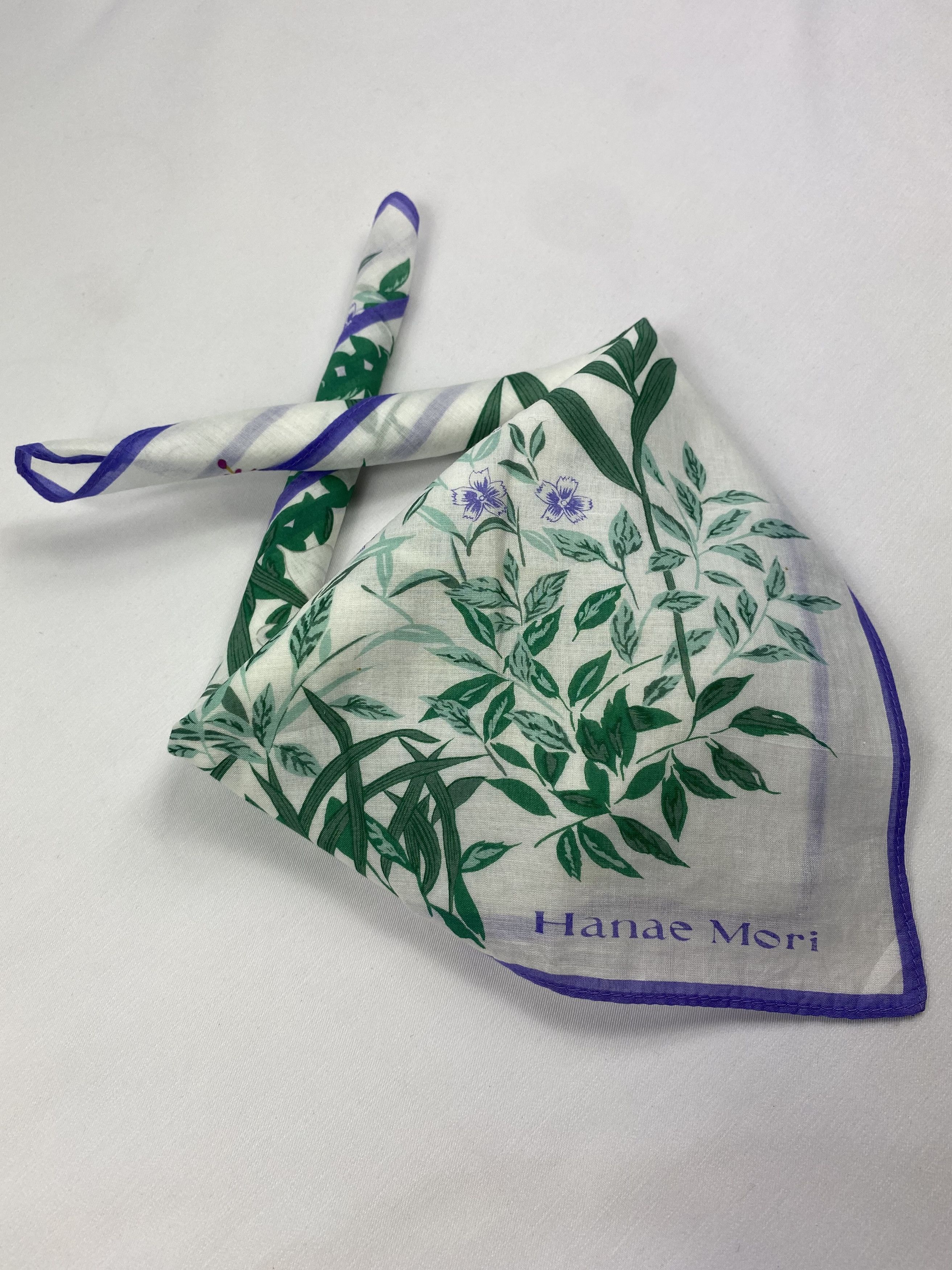 Hanae Mori × Japanese Brand × Vintage Hanae Mori Handkerchief / Bandana / Neckerchief Size ONE SIZE - 2 Thumbnail