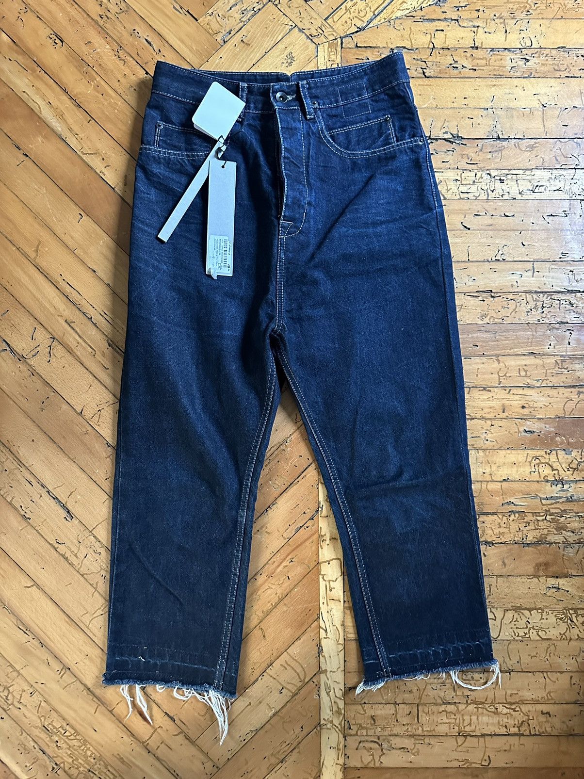 image of Rick Owens Drkshdw Rick Owens Astair Jeans in Blue, Women's (Size 26)