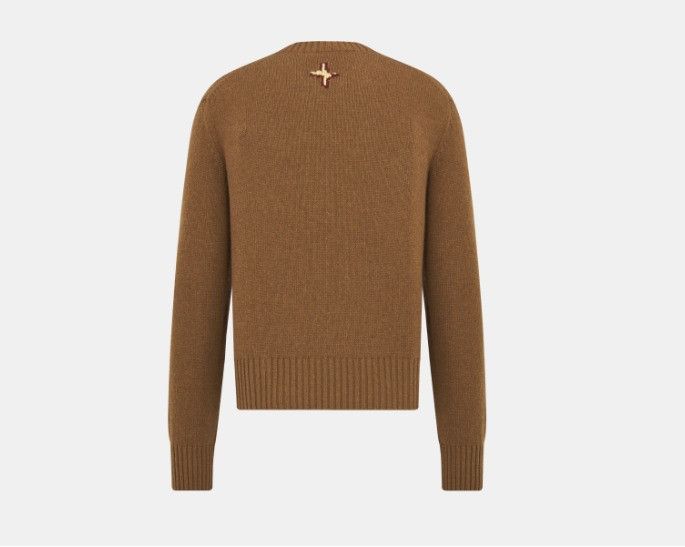 Dior o1w1db11025 513M609 Wool & Cashmere Sweater in Brown Size US S / EU 44-46 / 1 - 2 Thumbnail