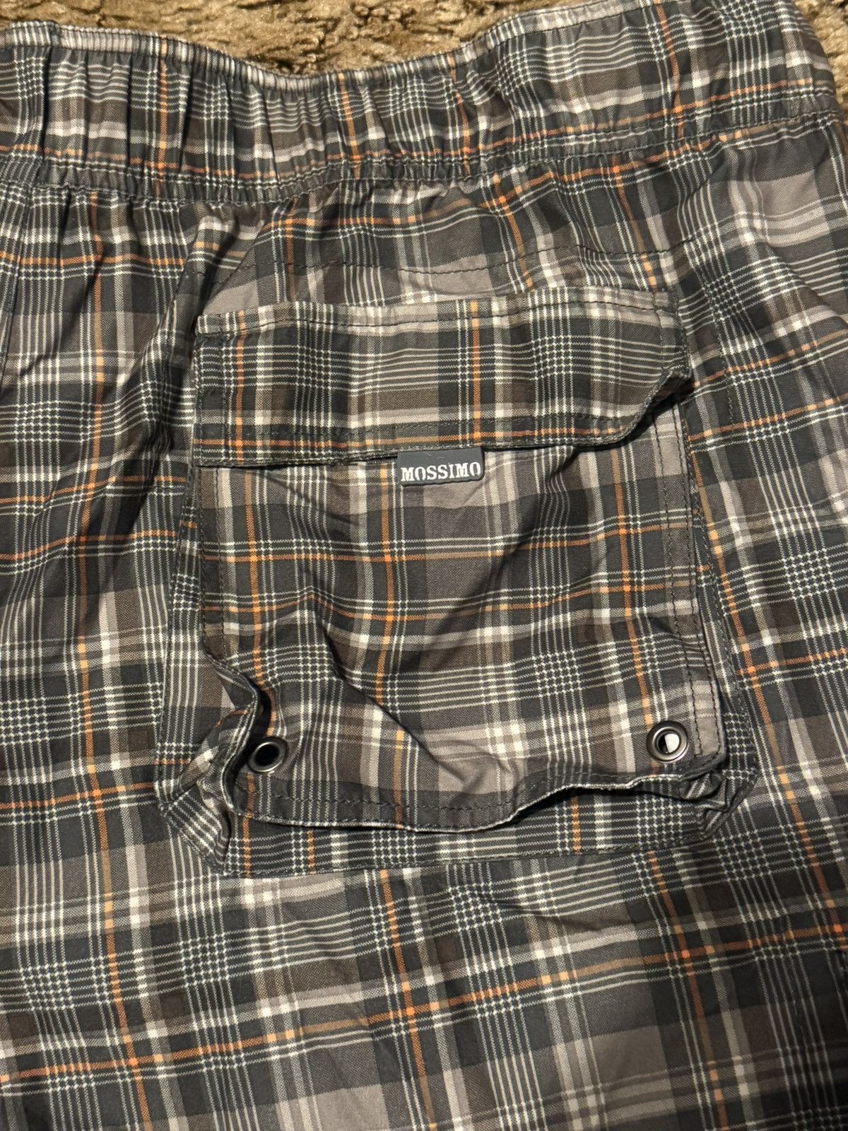 Mossimo Vintage Y2K Mossimo Plaid Cargo Shorts XLarge Size US 40 / EU 56 - 5 Thumbnail