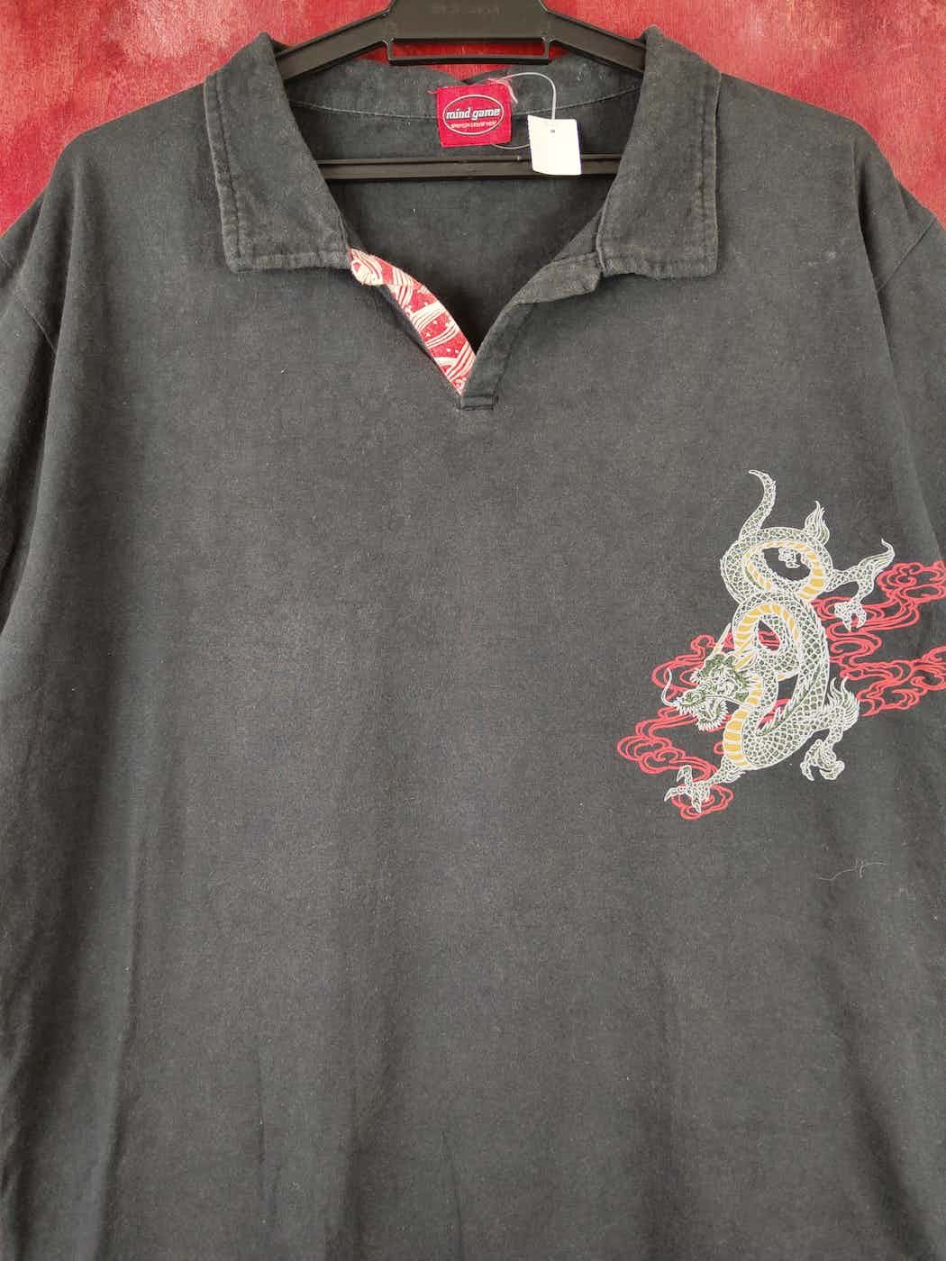 Japanese Brand Mind Game Black Dragon Short Sleeve T-shirts #S2305 Size US L / EU 52-54 / 3 - 8 Thumbnail
