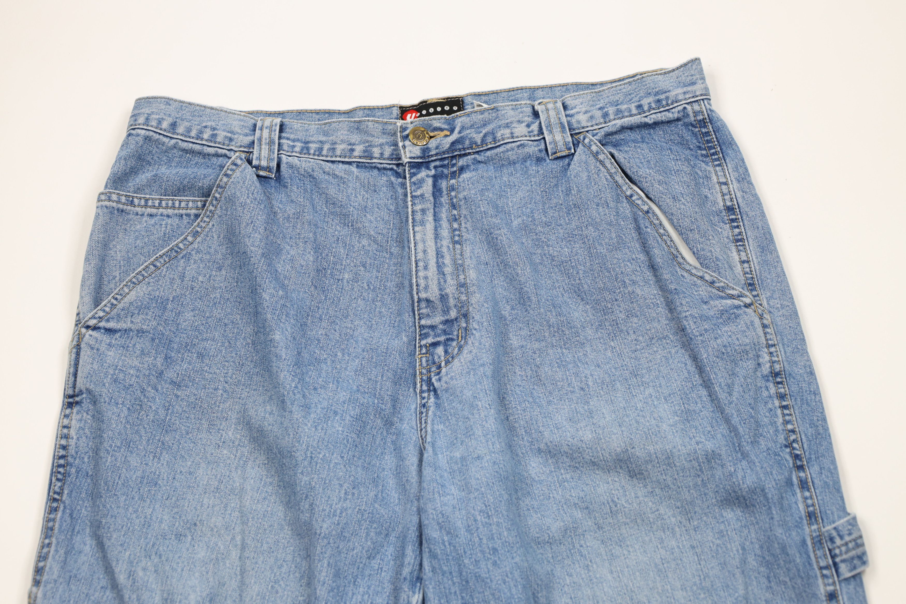 Vintage Vintage 90s Y2K Streetwear Wide Leg Skateboard Jeans Blue Size US 36 / EU 52 - 2 Thumbnail