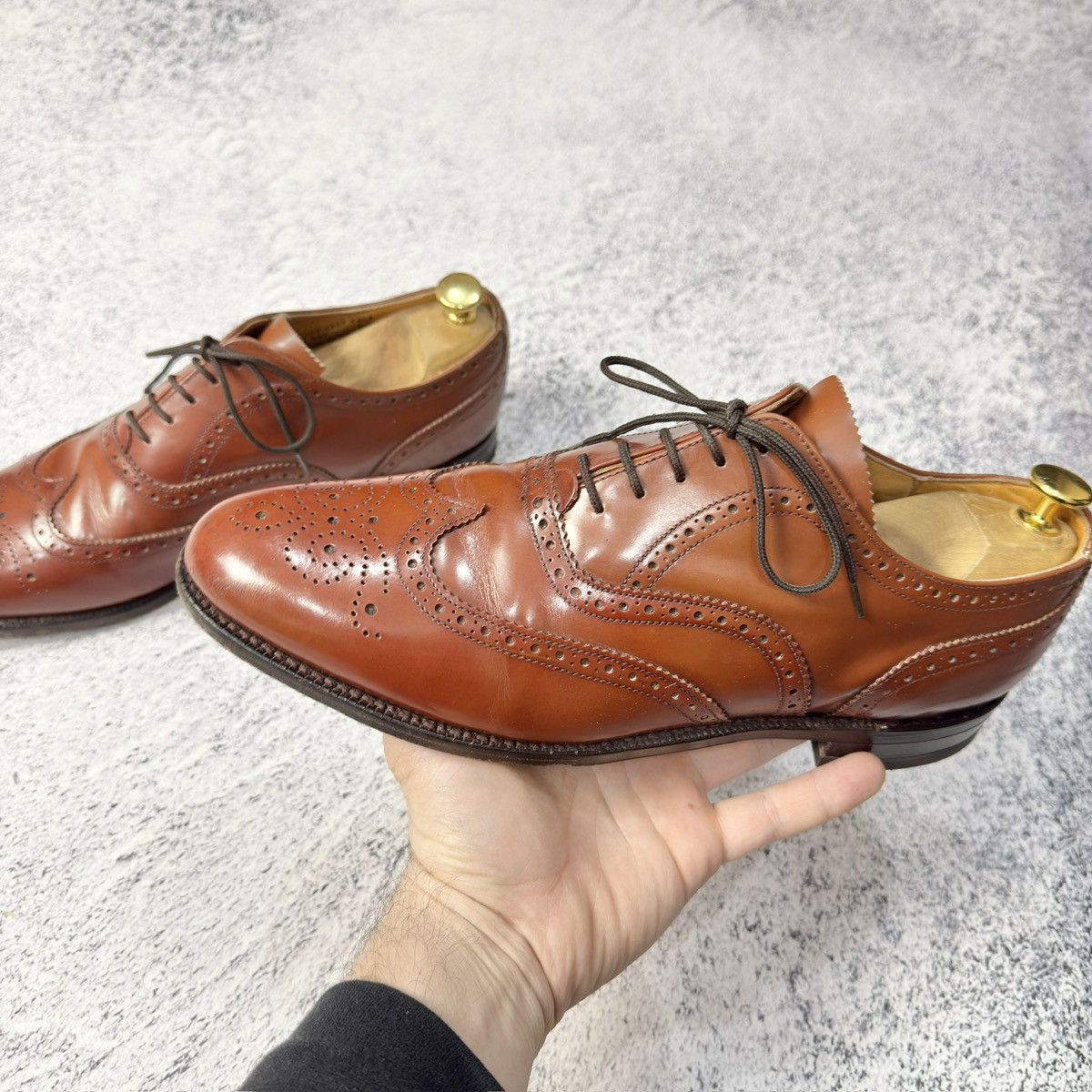 Handmade × Vintage Tredwells vintage mens oxfords brogues US10.5 UK10 EU43.5 Size US 10.5 / EU 43-44 - 8 Thumbnail
