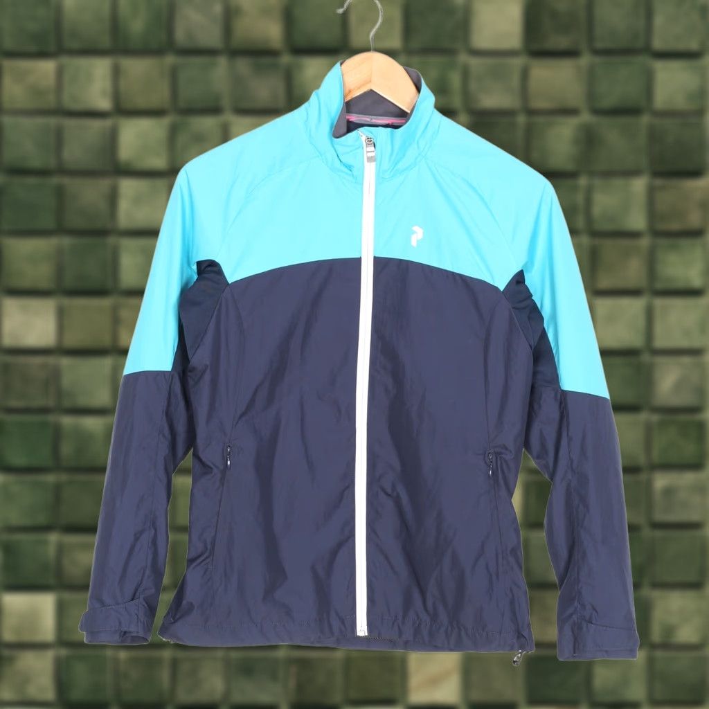 Peak Performance PEAK PERFORMANCE HIND Windbreaker Jacket Women S blue-logo Regular Long Sleeve Autumn Spring Size S / US 4 / IT 40 - 1 Thumbnail