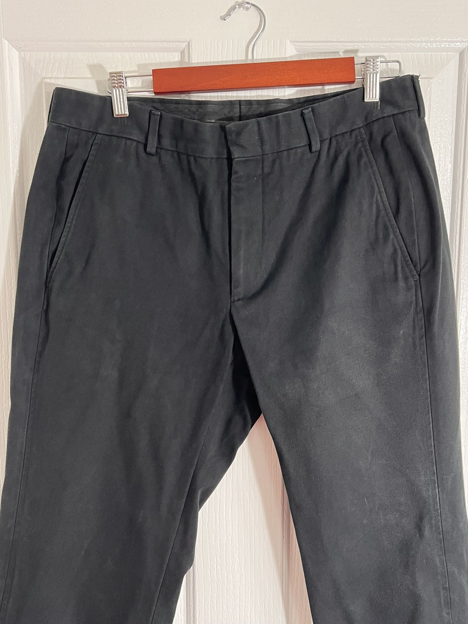 Gucci GUCCI Long Pants Button Pockets Regular Fit Black 34 Size US 34 / EU 50 - 2 Thumbnail