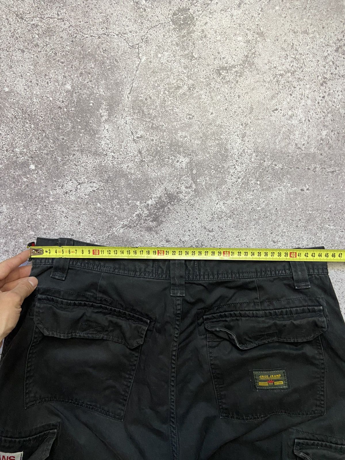 JNCO × Vintage Vintage JNCO Black Cargo Utility Shorts Red dragon Y2K Cyber Size US 34 / EU 50 - 6 Thumbnail