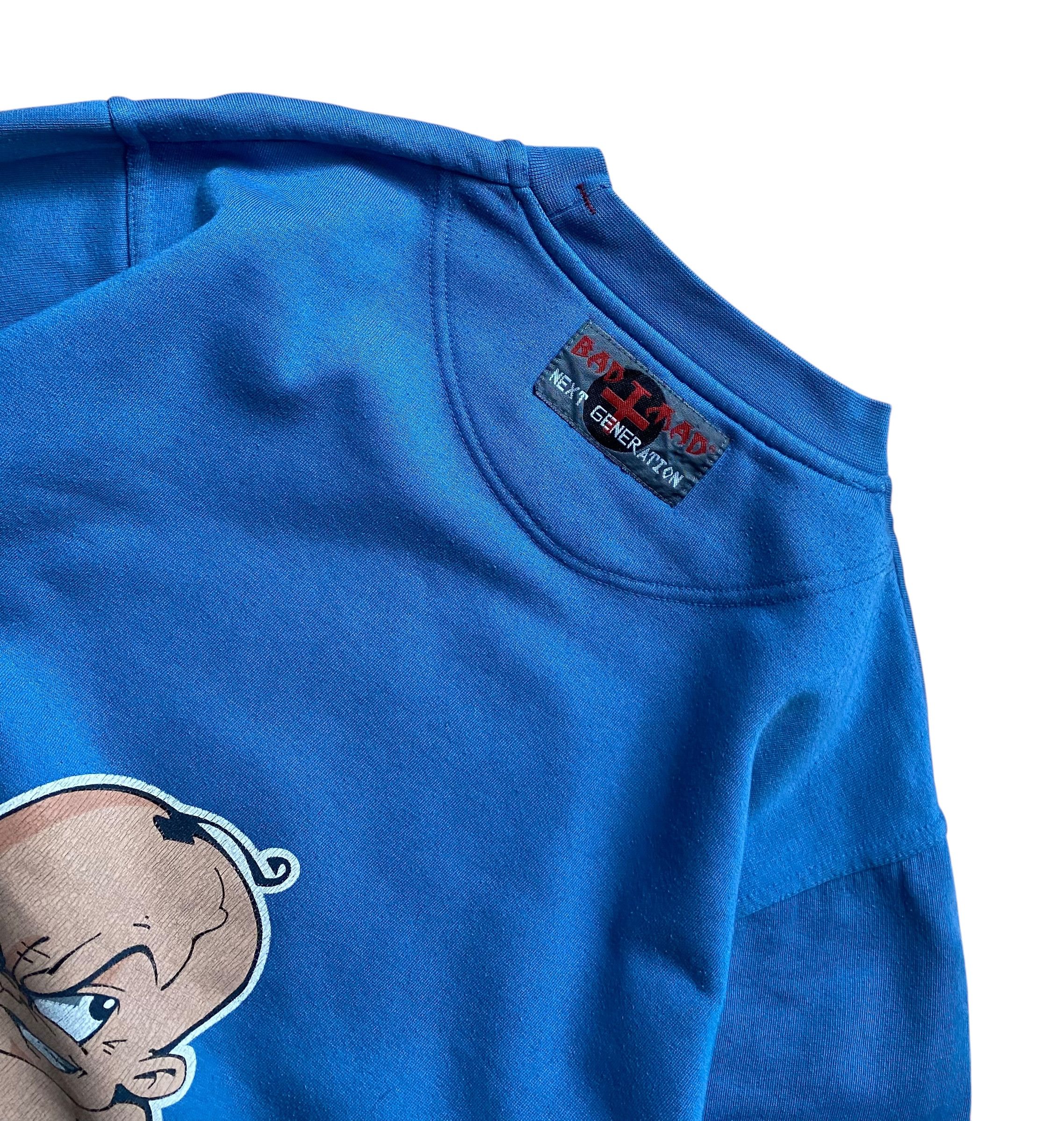Vintage Bad+Mad 90s' doublesided crewneck Size US M / EU 48-50 / 2 - 6 Thumbnail