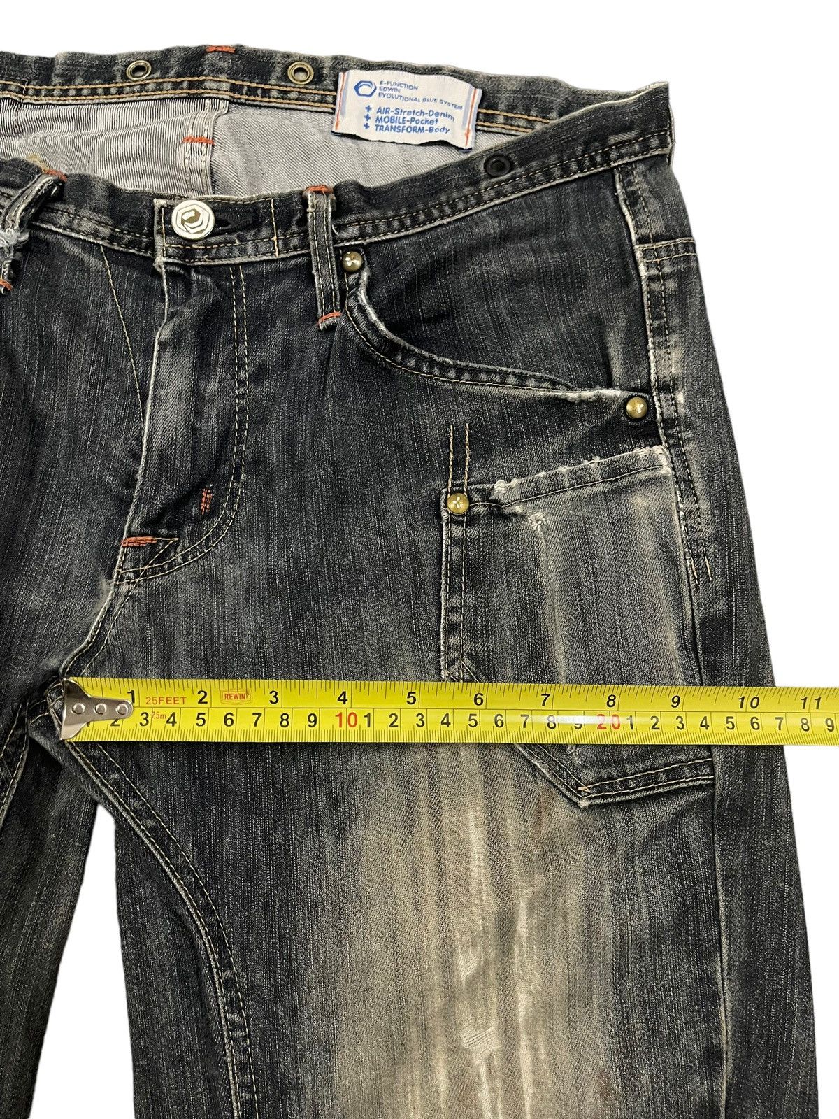 Edwin Vintage Edwin E-Function Faded Wash Style Jeans Size US 32 / EU 48 - 14 Thumbnail