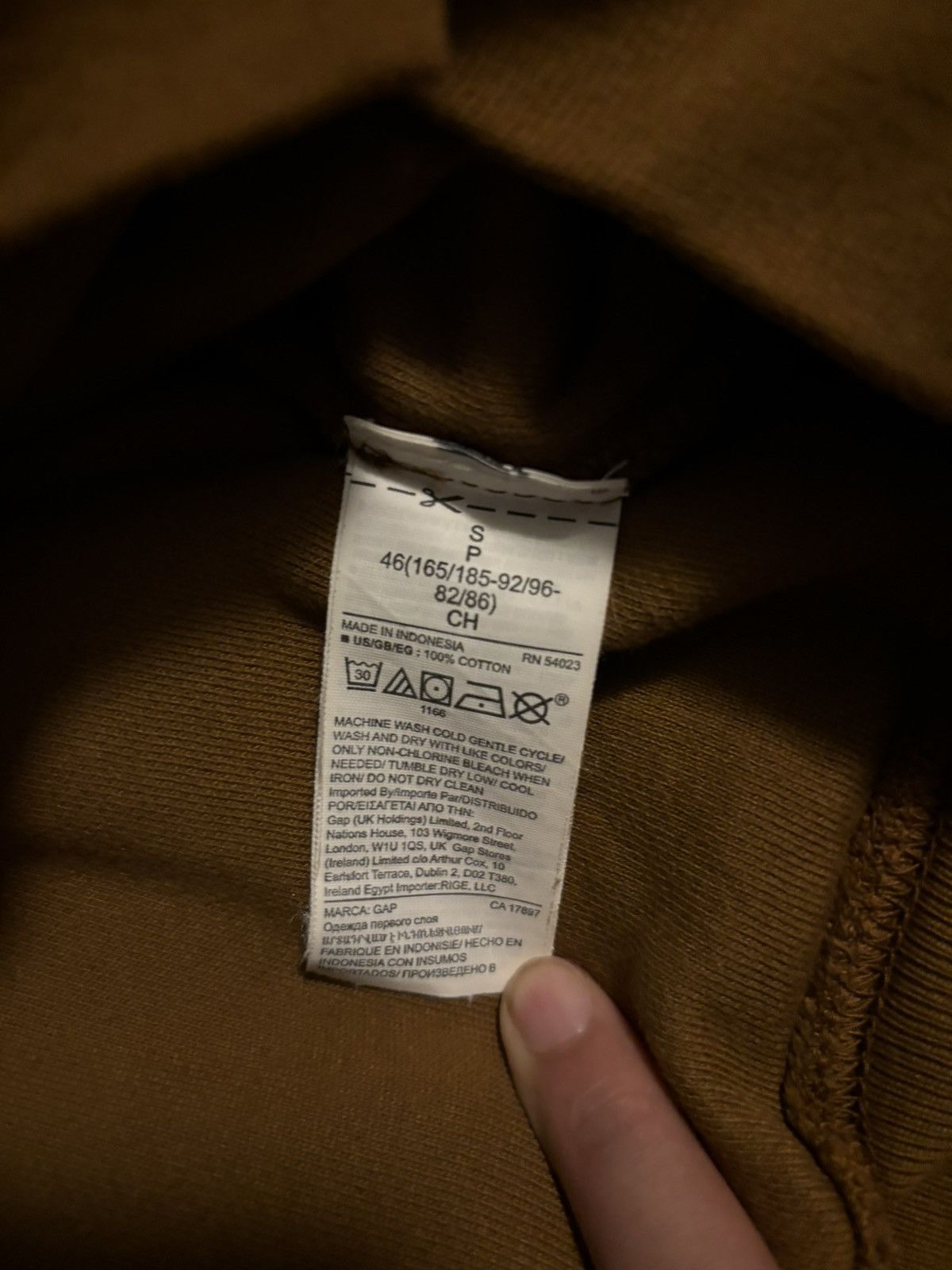 Gap × Yeezy YE YZY X GAP BROWN HOODIE Size US S / EU 44-46 / 1 - 4 Thumbnail