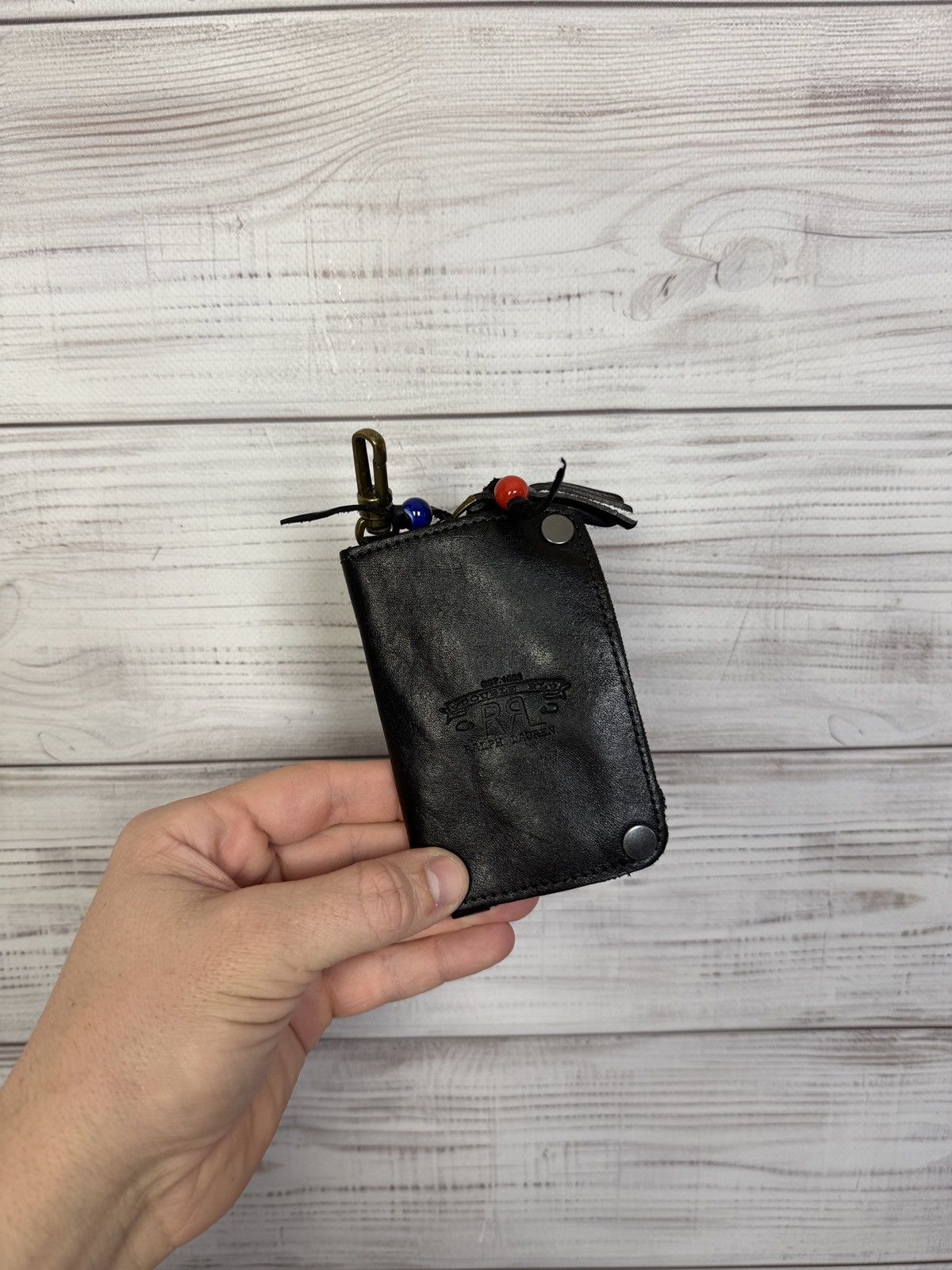 Ralph Lauren Double RL Leather Wallet RRL Wallet Size ONE SIZE - 1 Thumbnail