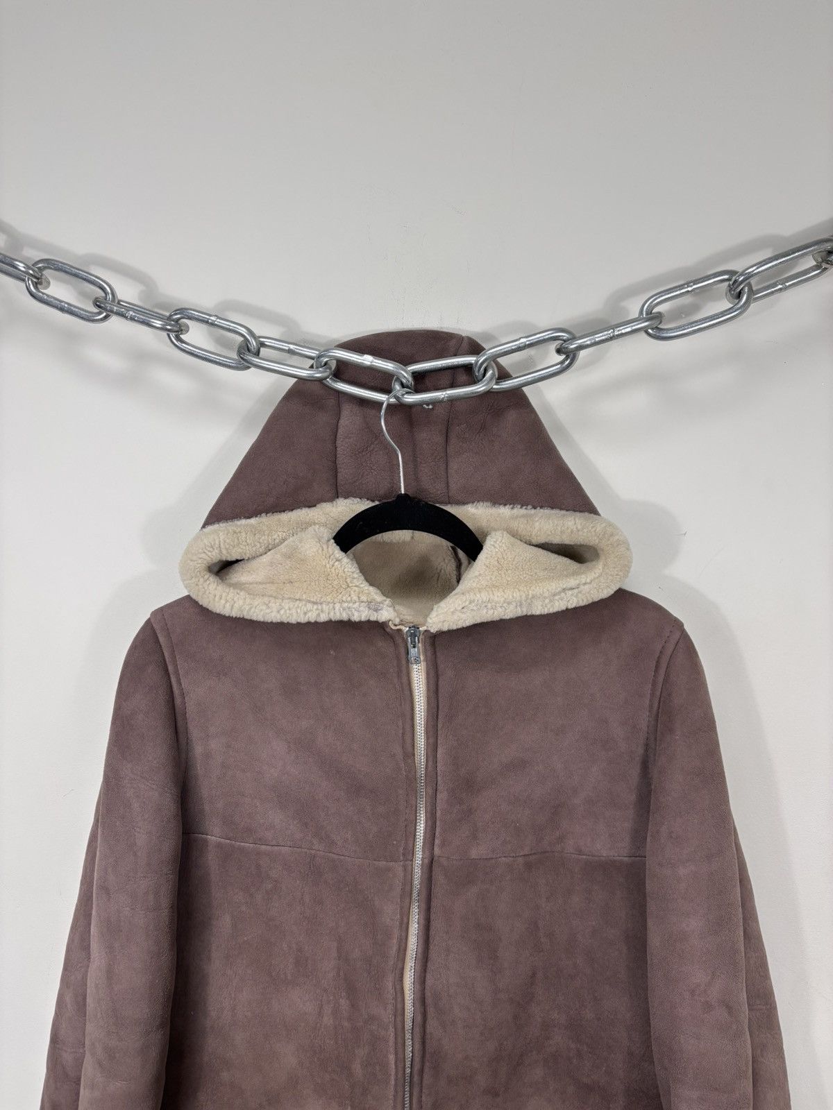 Other Vintage Californian Spring Lamb Leather Sheepskin Jacket Size M / US 6-8 / IT 42-44 - 4 Thumbnail