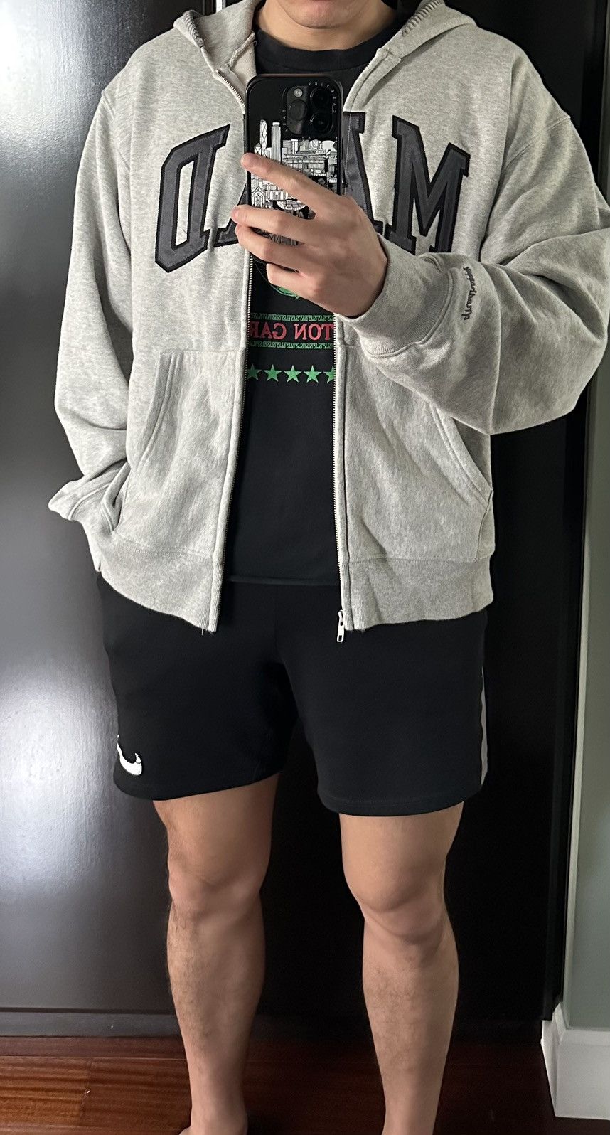 Gap × Madhappy Gap x Madhappy Gray Zip Hoodie Size US L / EU 52-54 / 3 - 3 Thumbnail