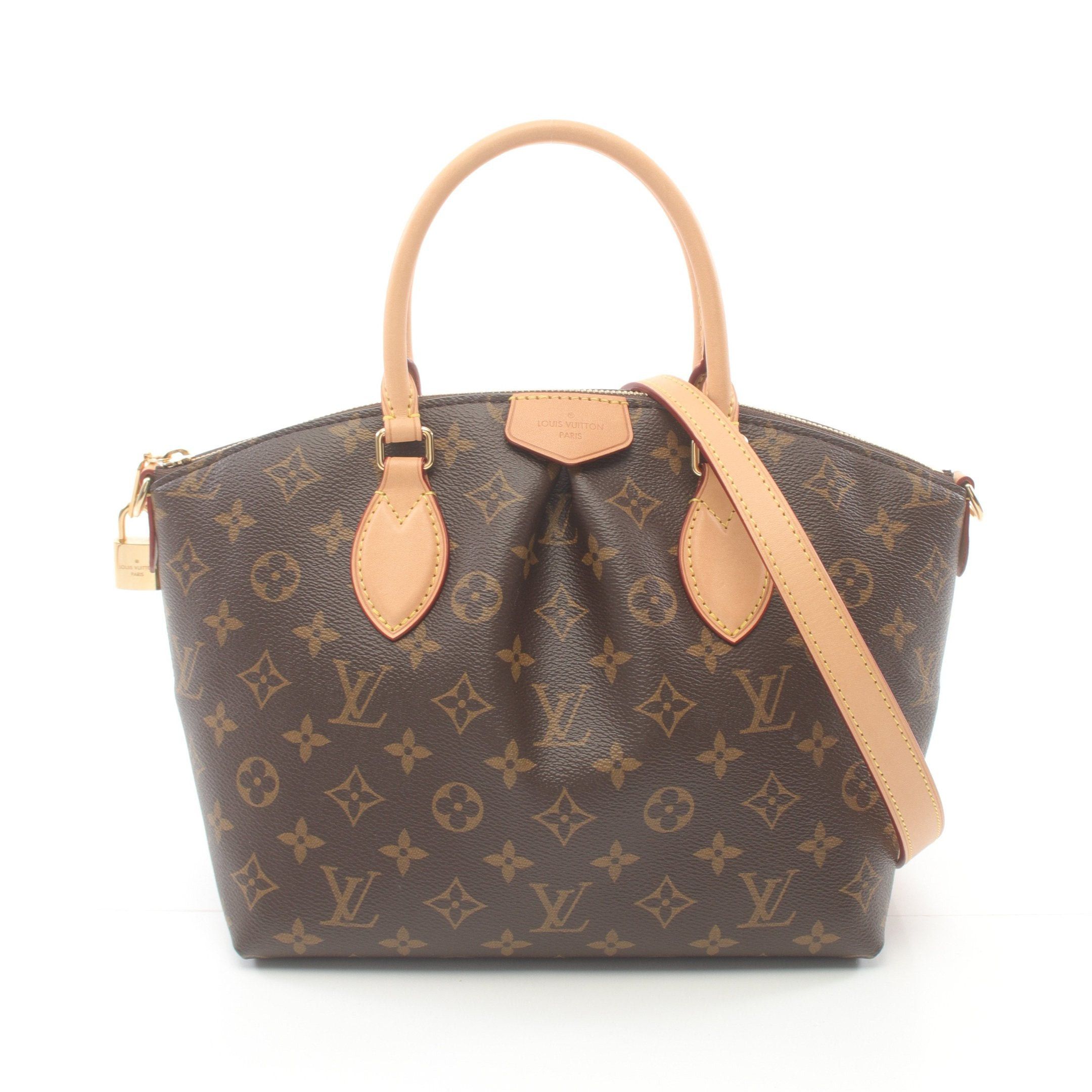 Louis Vuitton Louis Vuitton Boesi Nm Pm Monogram Handbag Leather Brown Size ONE SIZE - 1 Thumbnail
