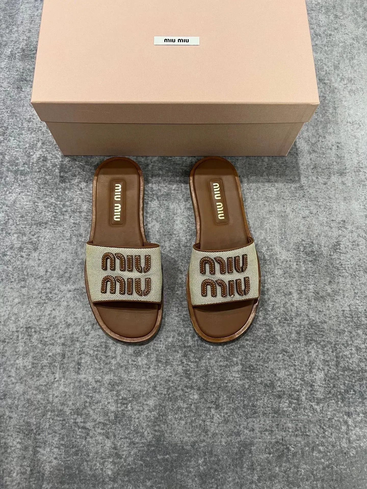 Miu Miu Miumiu New Woven Sandals. Size US 5.5 / IT 35.5 - 1 Thumbnail