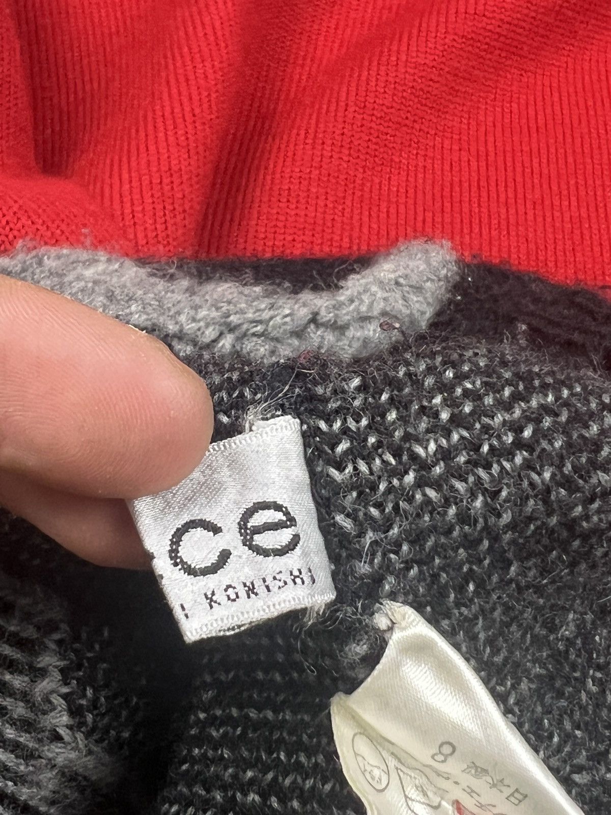 Yoshiyuki Konishi Ficce By Yoshiyuki Konishi ‘Devil Pitchfork” Knit Sweater Size US M / EU 48-50 / 2 - 12 Thumbnail