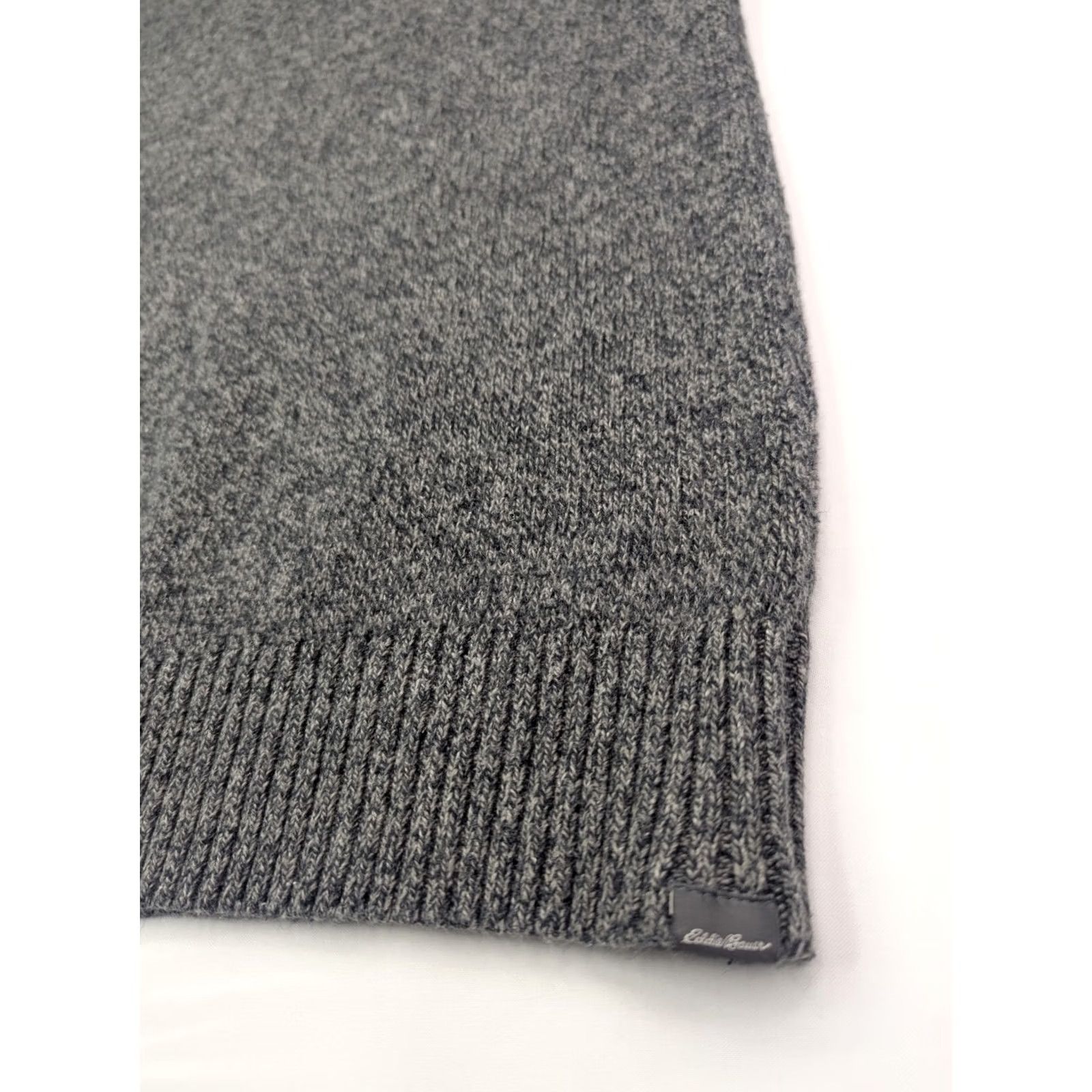 Eddie Bauer VINTAGE Eddie Bauer Sweater L Gray Cotton Merino Wool Blend Pullover Shawl Neck Men Size US L / EU 52-54 / 3 - 2 Thumbnail