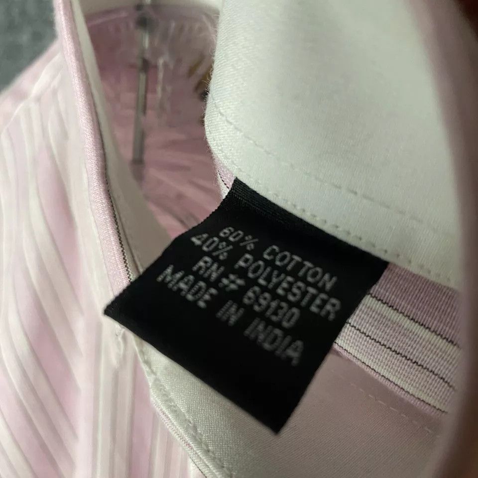 Other Jordin Dress Shirt Men's Large NWD Striped Pink Cotton L Size US L / EU 52-54 / 3 - 3 Thumbnail
