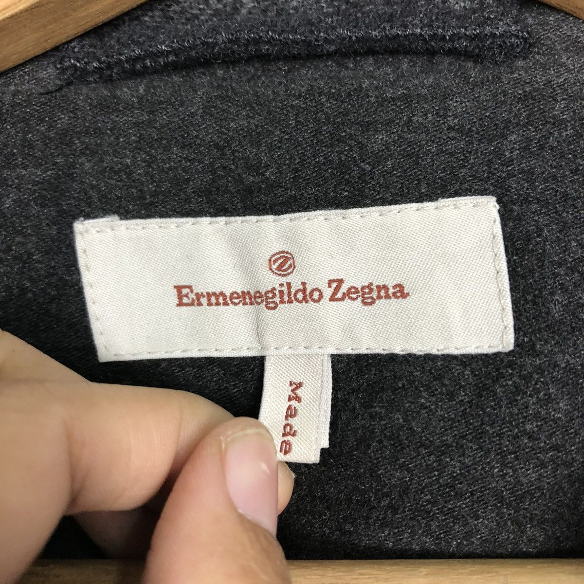 Ermenegildo Zegna 🔥VINTAGE CHORE WOOL WORK JACKET ERMENEGILDO ZEGNA ITALY Size US M / EU 48-50 / 2 - 21 Thumbnail