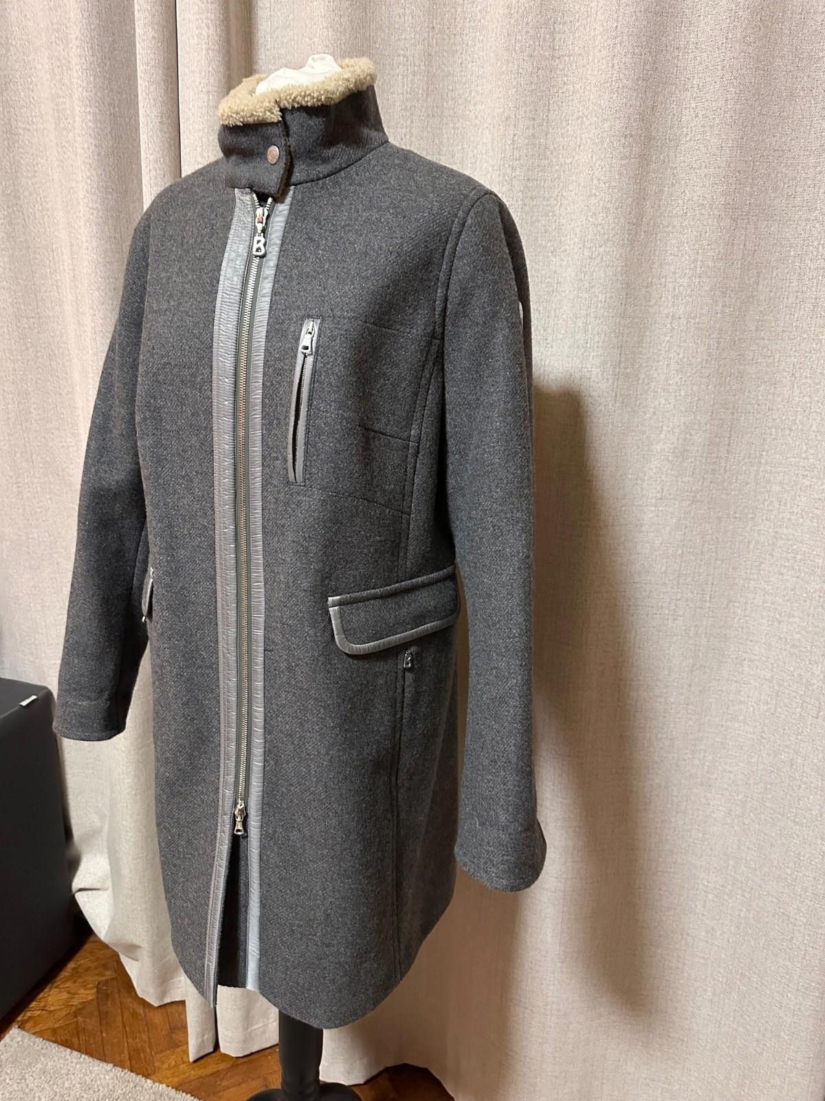 Bogner Bogner Lamm Coat Gray Sz L Size L / US 10 / IT 46 - 4 Thumbnail