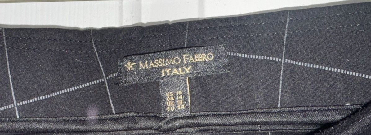 Other Massimo Fabbro Italy Women’s Pull On Pants US Size 14 Size 36" / US 14 / IT 50 - 2 Thumbnail