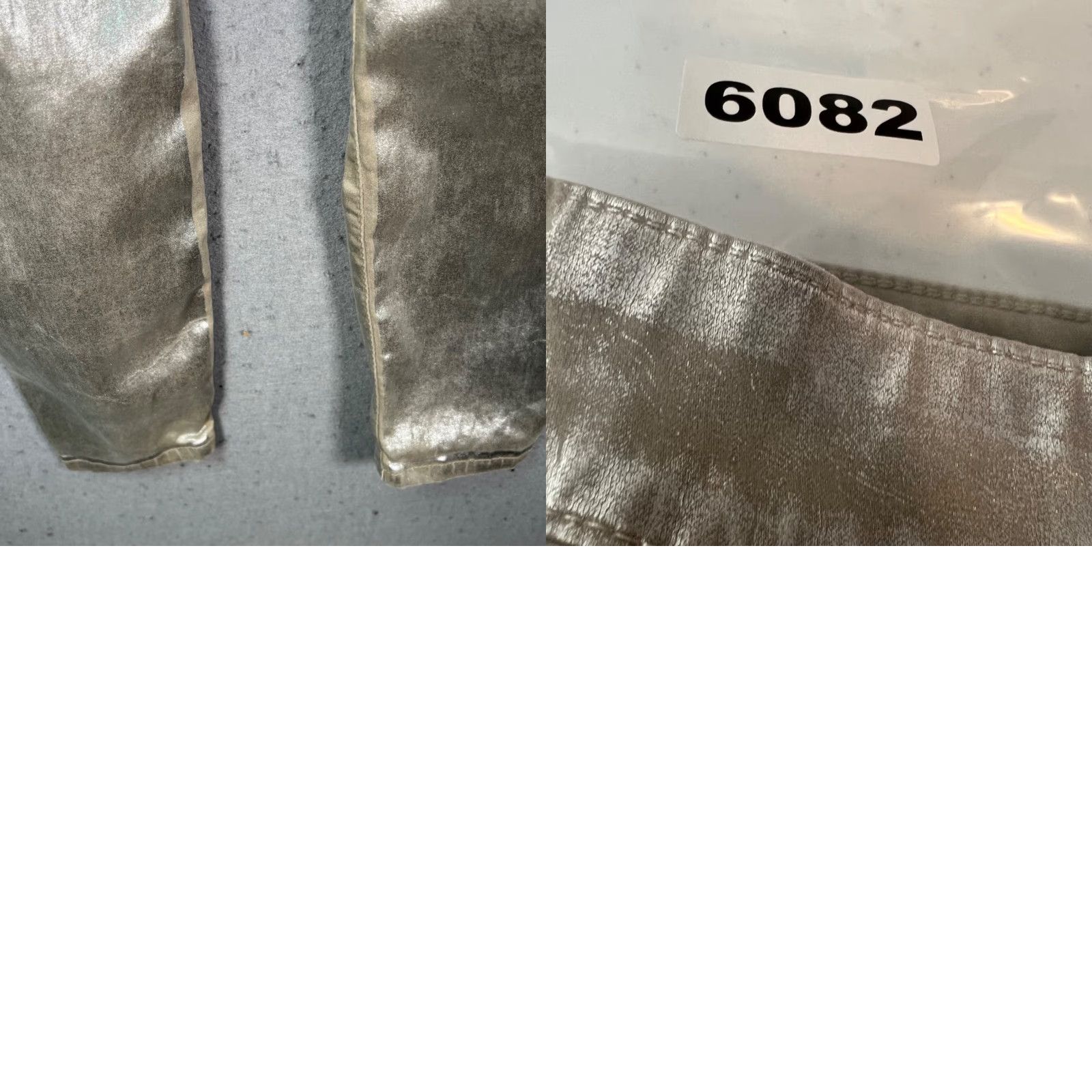 Allsaints AllSaints Womens Jeans Skinny Denim 28 Silver Foil Metallic 5-Pocket Zip Mid Rise Cotton Lyocell USPS Next Day Shipping Womens Size 28" / US 6 / IT 42 - 10 Thumbnail
