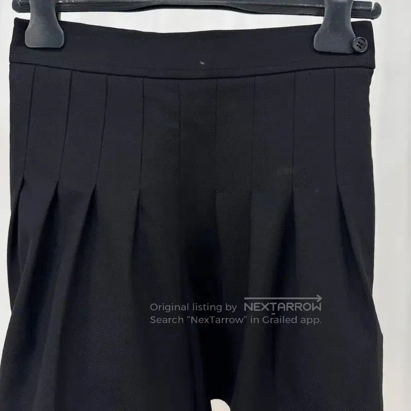 Yves Saint Laurent YSL Black Wool Logo Women's Shorts . Size 23" - 3 Thumbnail