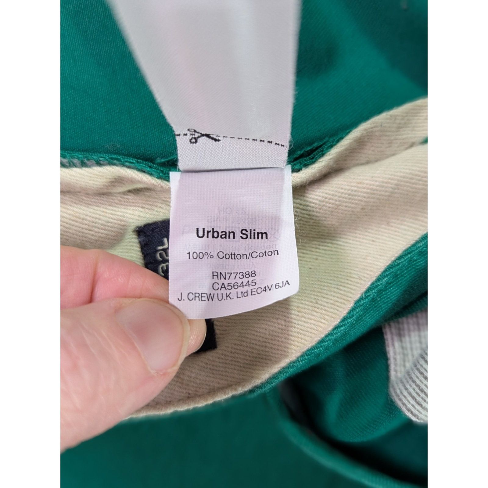 J.Crew Size 29WX32L Broken-In Chino Urban Slim Pants Straight Leg Size US 29 - 8 Thumbnail