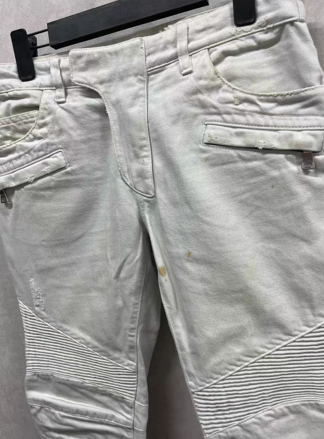 Balmain Balmain Balmain Motorcycle jeans-2507 Size US 31 - 2 Thumbnail