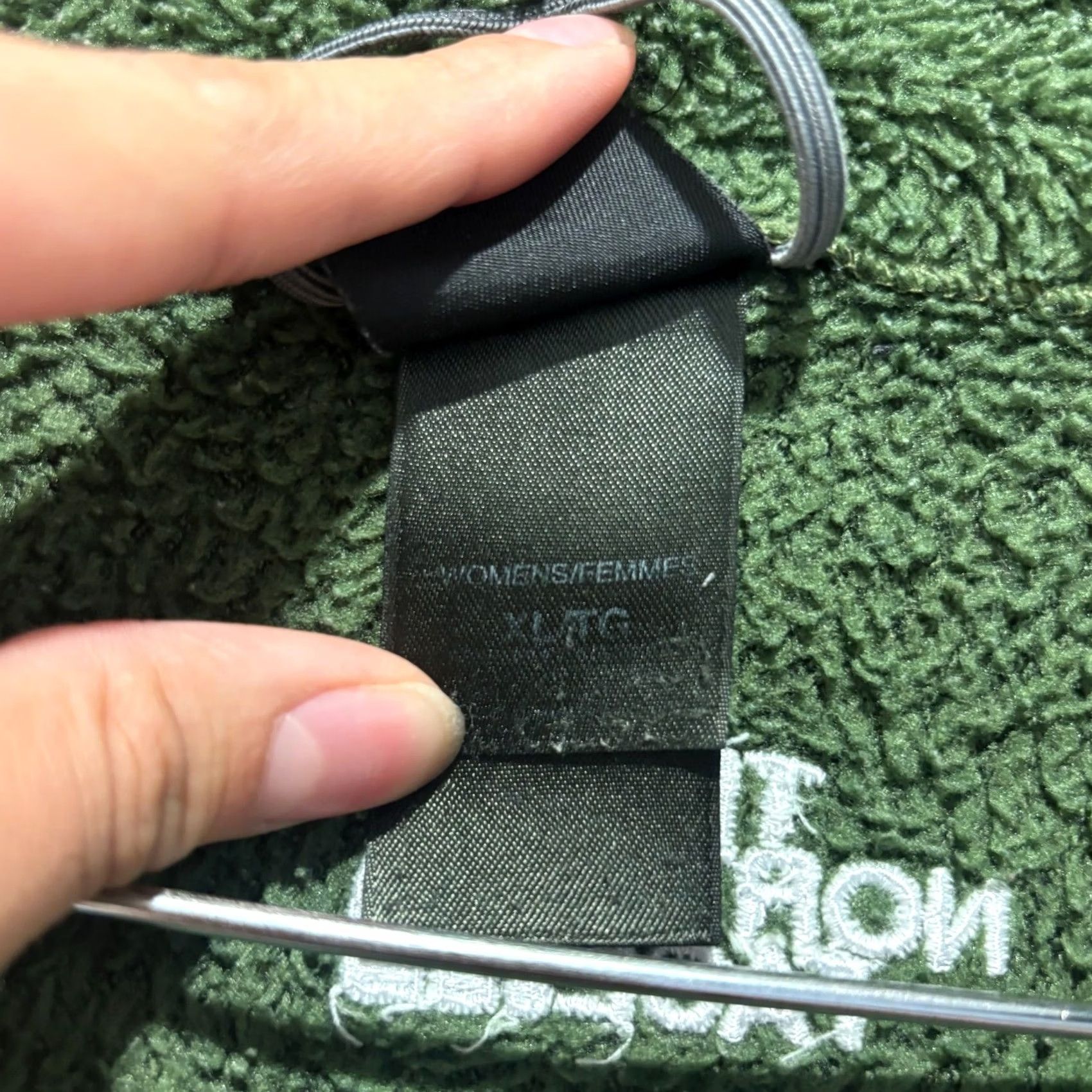 The North Face The North Face Osito Fleece Jacket XL Women Green Tan Full Zip High Pile Soft Size XL / US 12-14 / IT 48-50 - 4 Thumbnail
