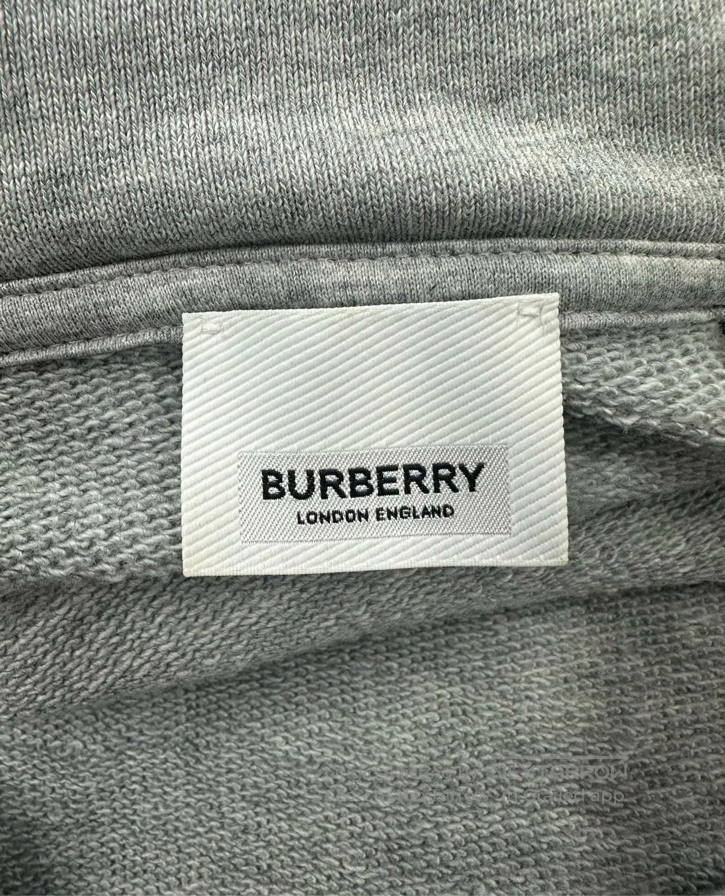 Burberry Burberry Grey classic embroidered letter logo zipper hoode Size M / US 6-8 / IT 42-44 - 3 Thumbnail