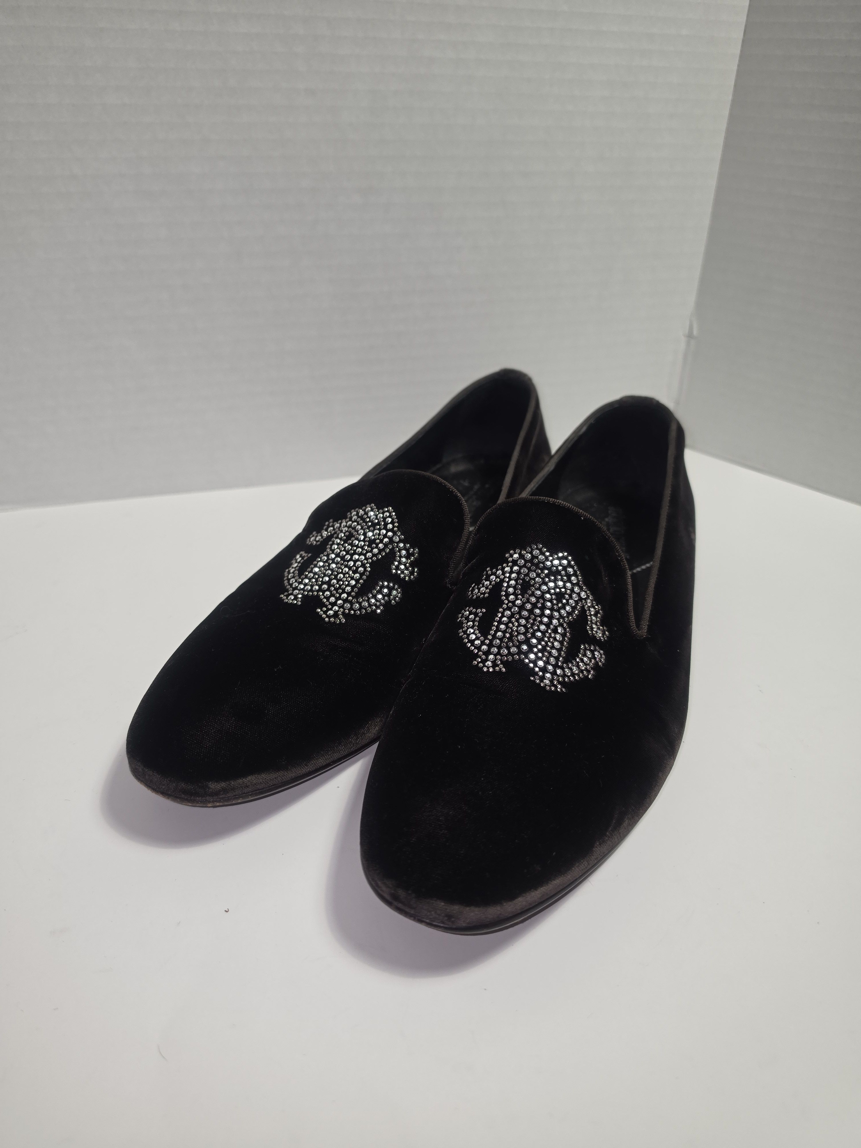 Roberto Cavalli Roberto Cavali Slip On Velvet Loafers Shoes Size US 12 / EU 45 - 2 Thumbnail