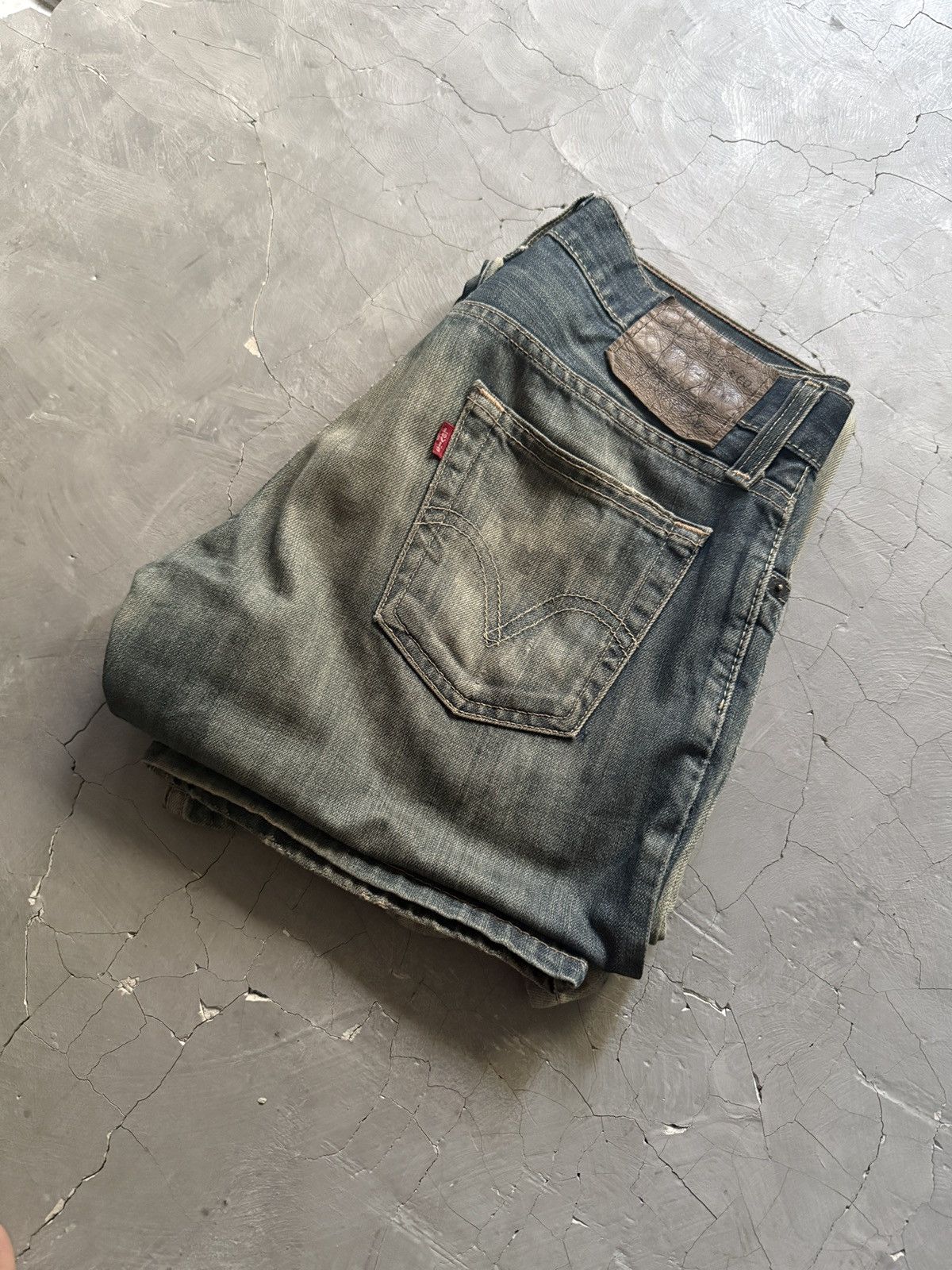 Levi's VTG Levi’s 527 Low Bootcut Mudwash ERD Flared Jeans Size US 30 / EU 46 - 9 Thumbnail