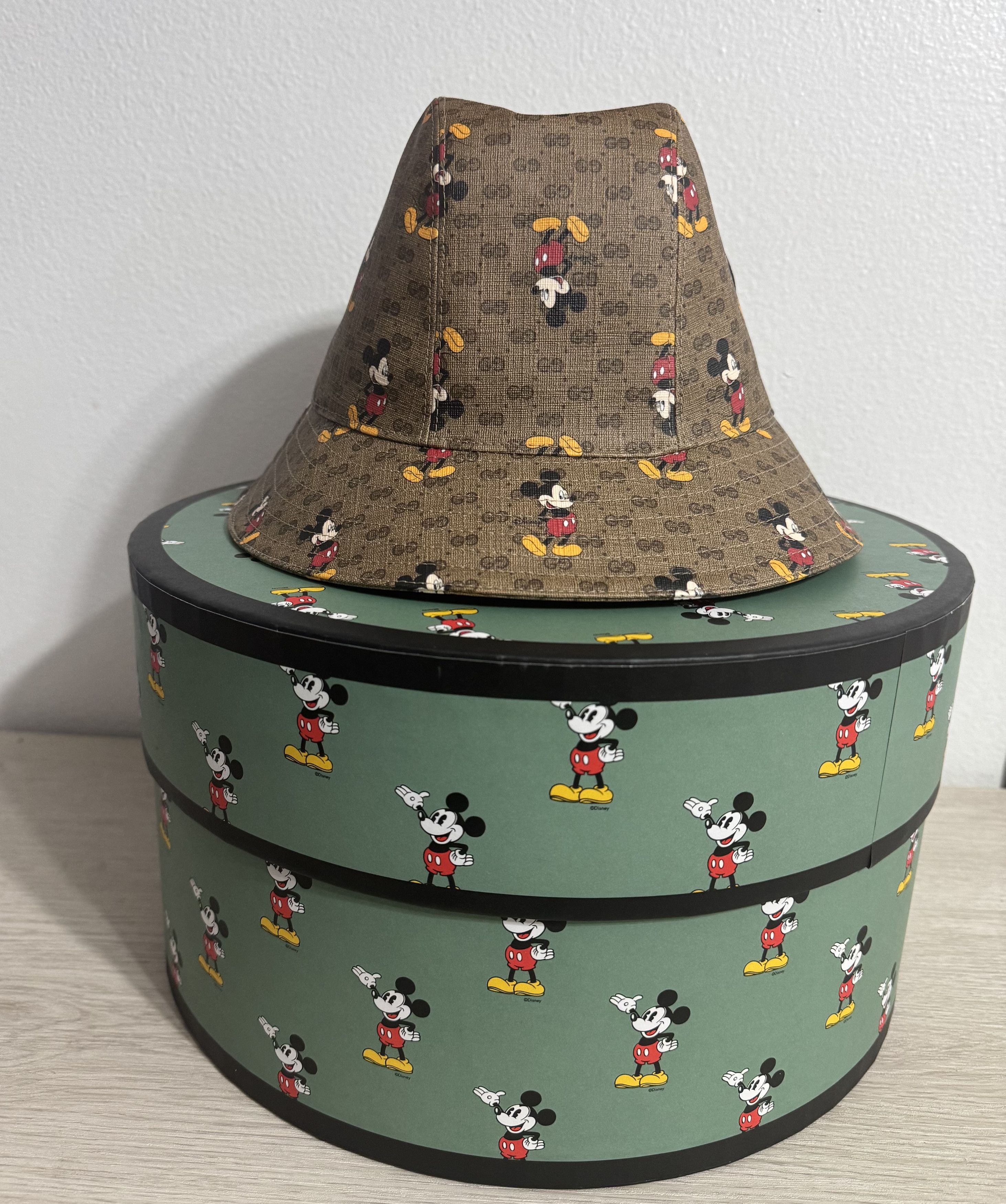 Disney × Gucci Disney X Gucci Mickey Monogram Bucket Hat Size ONE SIZE - 8 Thumbnail