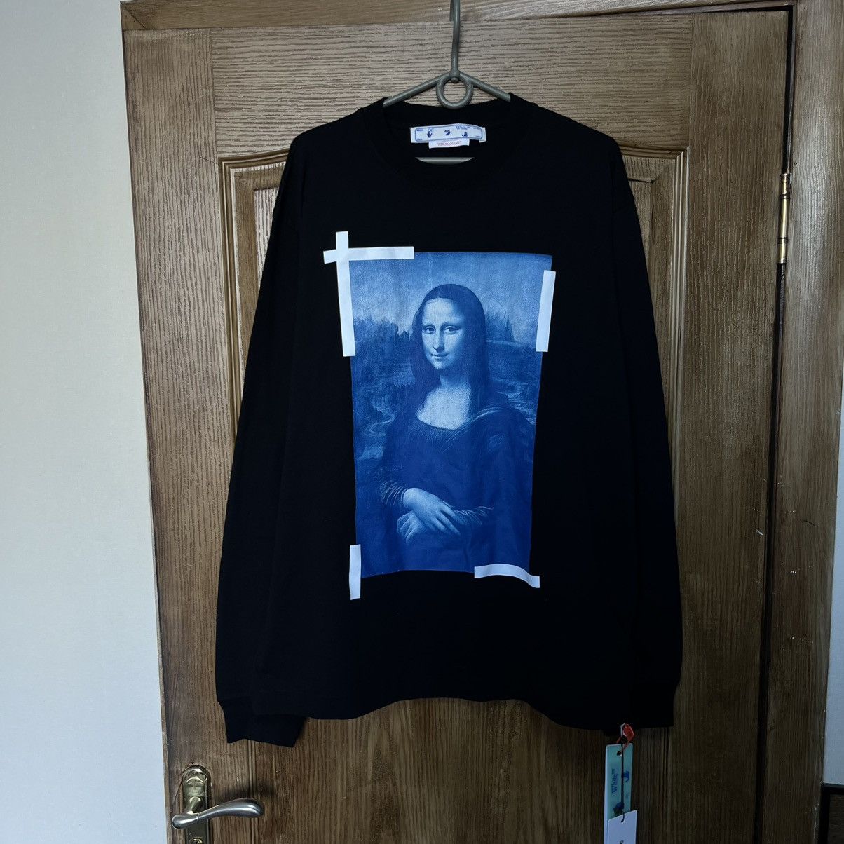 Off-White Off White Long sleeve tee Mona Lisa Big Logo New Size US XL / EU 56 / 4 - 1 Thumbnail
