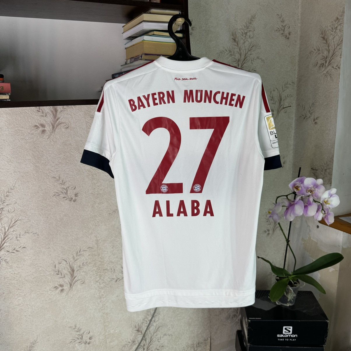 Adidas Adidas Bayern Munich Jersey 2014-2015 Away Alaba #27 White Size US M / EU 48-50 / 2 - 15 Thumbnail