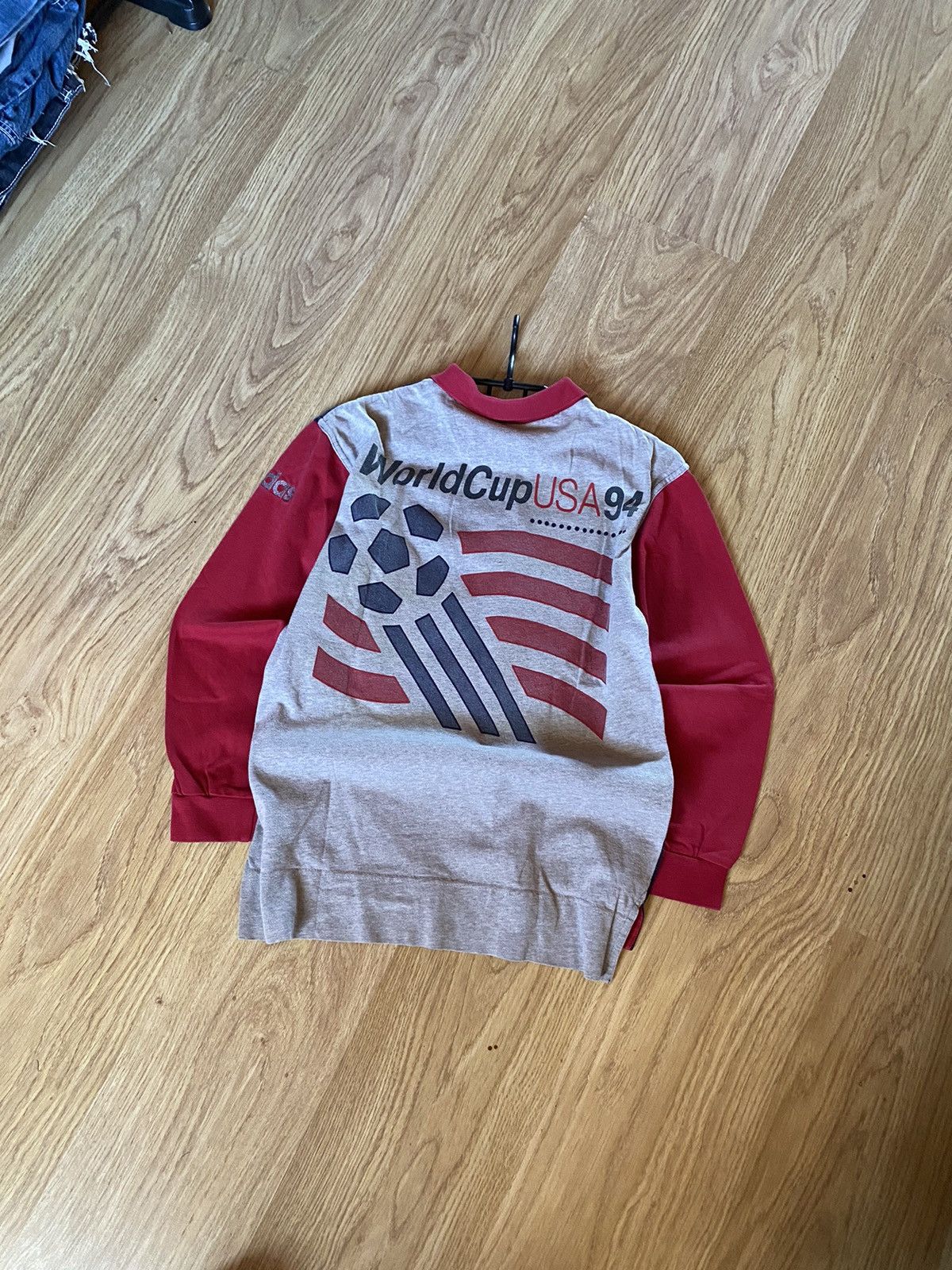 Adidas Vintage Adidas 1994 WorldCupUsa 94 LongSleeve Regby Rare SzS Size US S / EU 44-46 / 1 - 11 Thumbnail