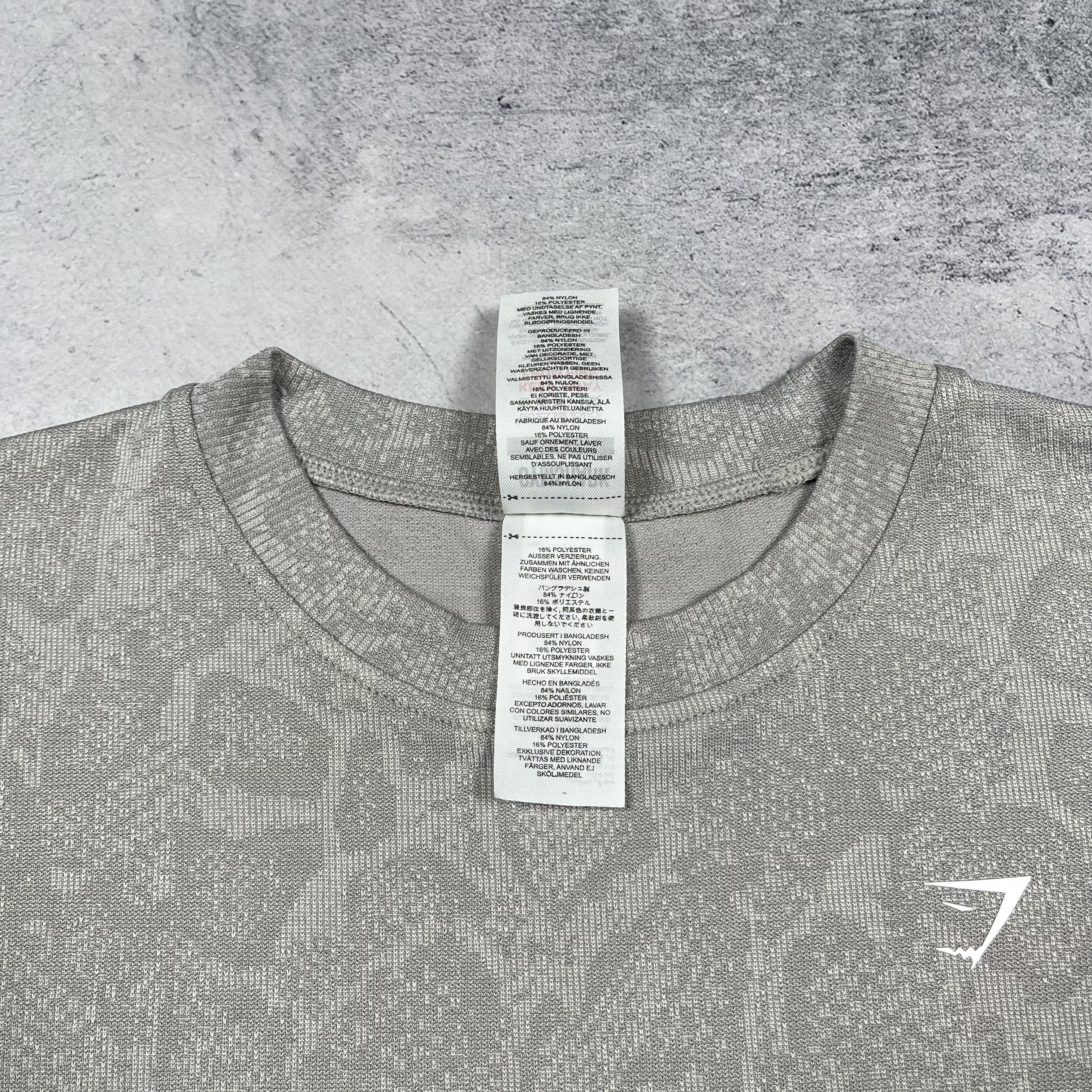 Gymshark Gymshark Snakeskin Pattern Textured T Shirt Size US S / EU 44-46 / 1 - 11 Thumbnail