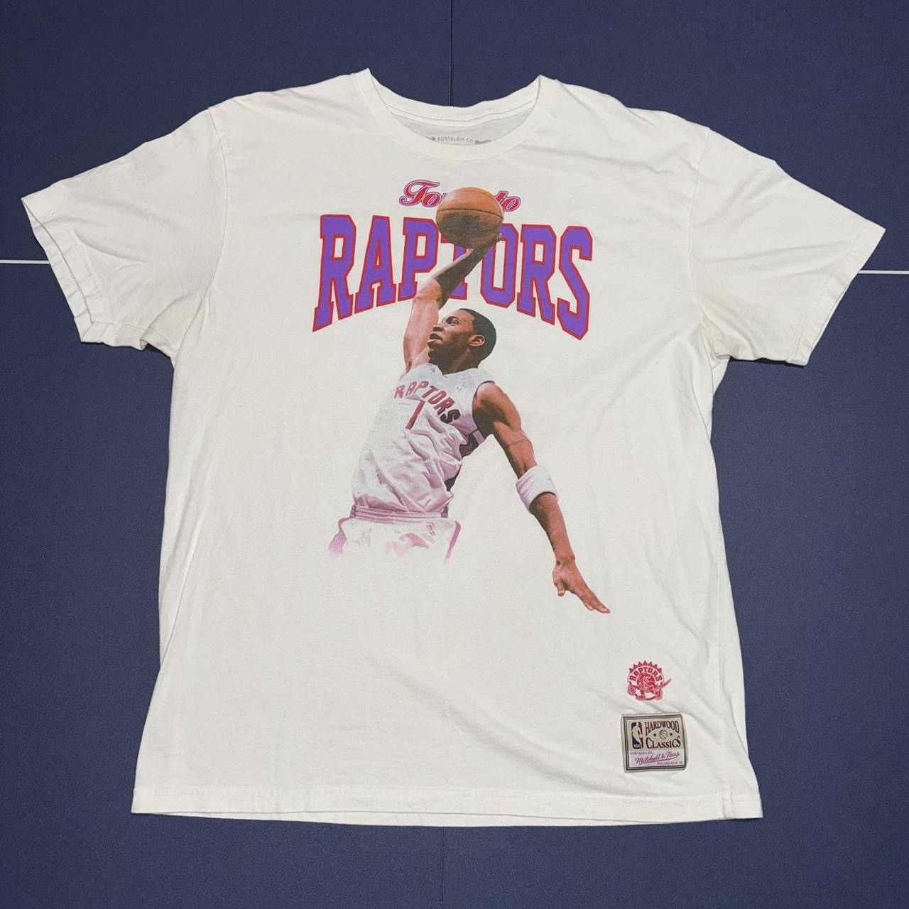 Mitchell & Ness × Vintage Vintage Y2k Mitchell & Ness Toronto Raptors NBA T-Shirt Size US XL / EU 56 / 4 - 1 Thumbnail