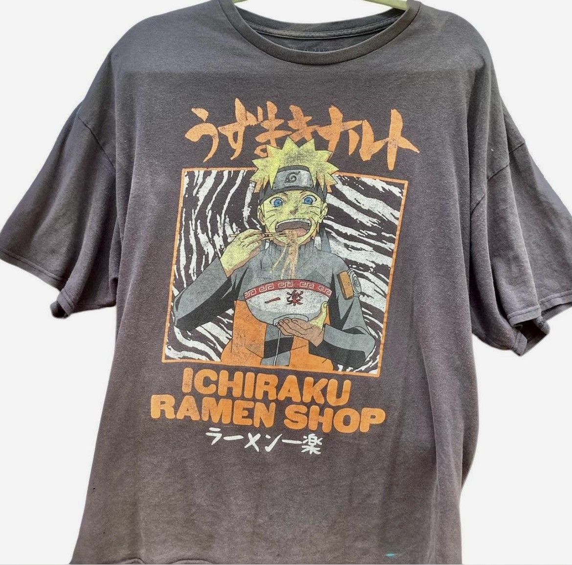 Anime VIZ Media Naruto Shippuden Ichiraku Ramen 2XL Oversized tee Size US XL / EU 56 / 4 - 1 Thumbnail
