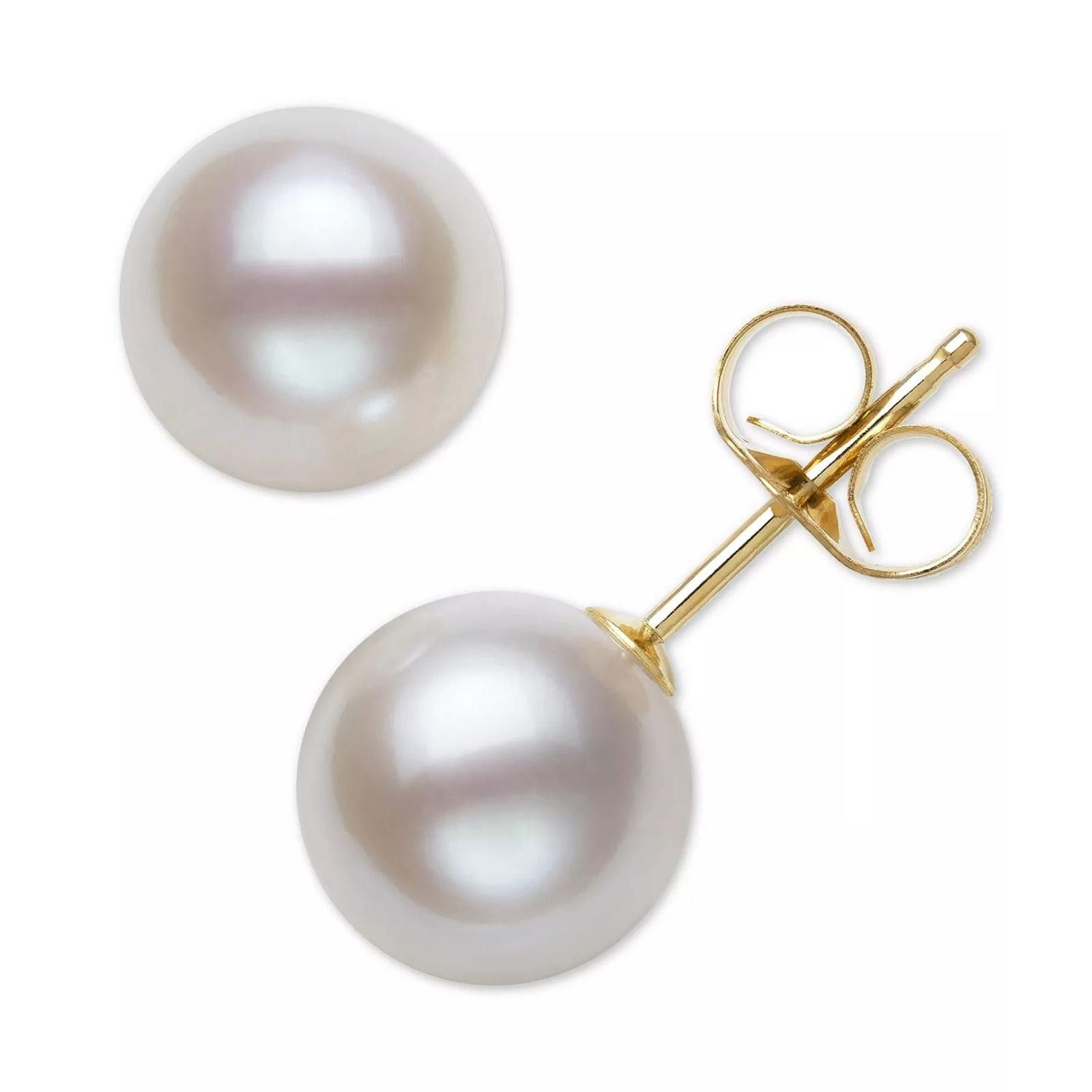 Other Belle de Mer Freshwater Pearl Stud Earrings in 14k Gold 7mm Size ONE SIZE - 1 Thumbnail